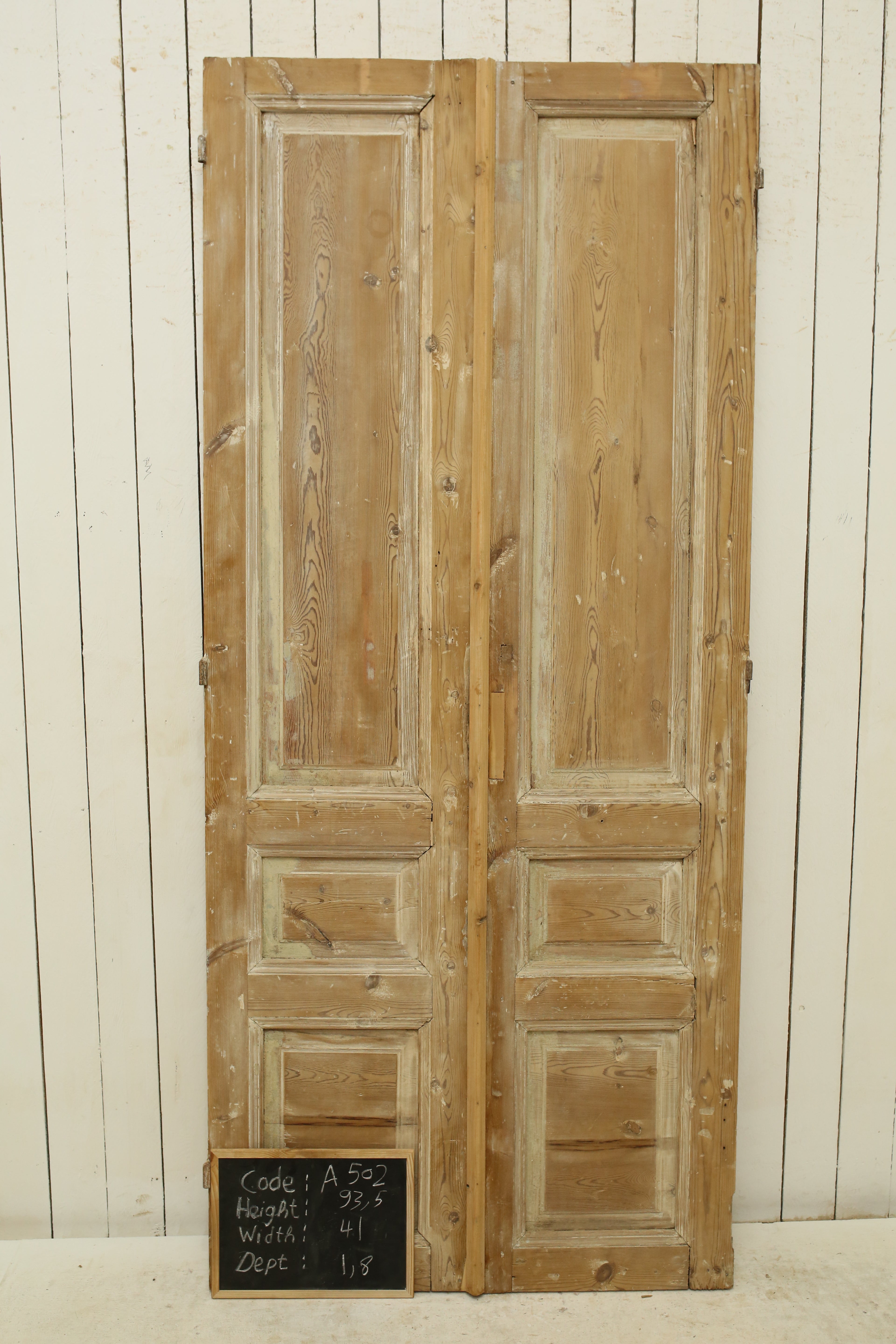 VINTAGE DBL FRENCH DOOR A502