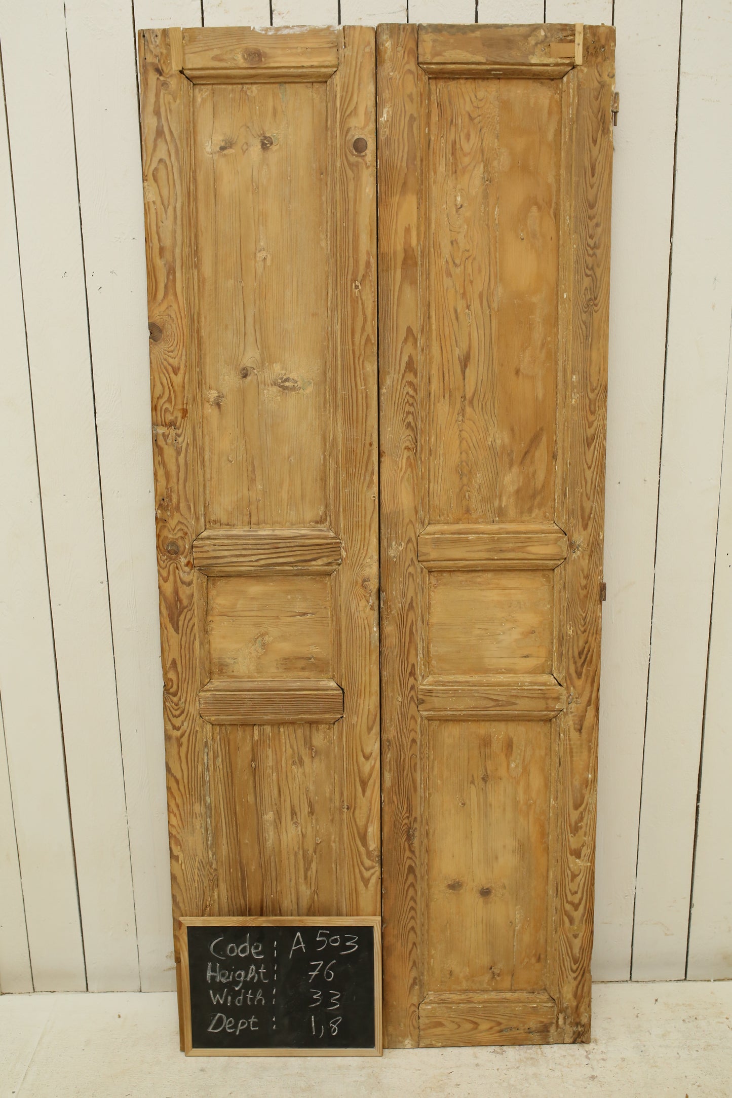 VINTAGE DBL FRENCH DOOR A503
