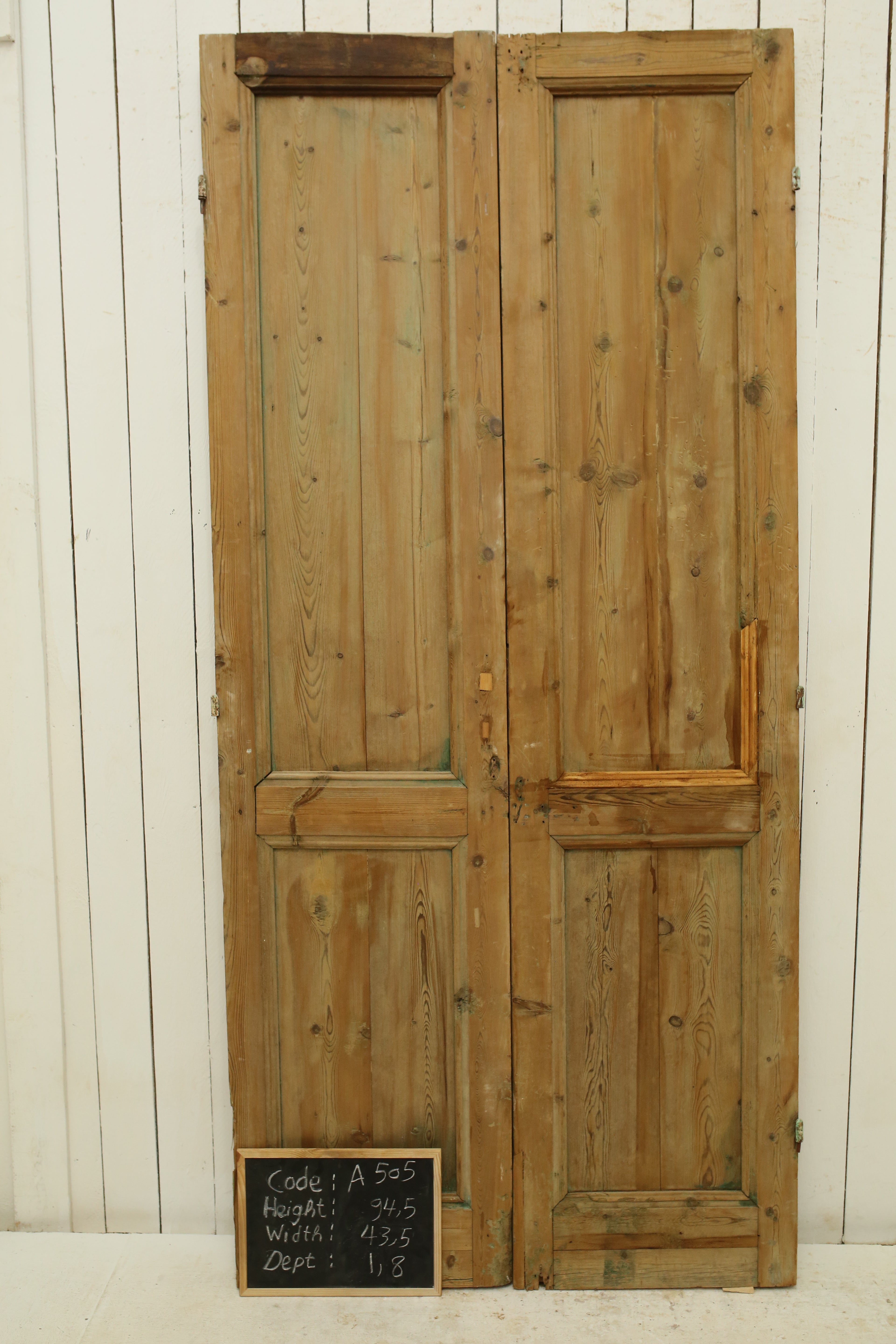 VINTAGE DBL FRENCH DOOR A505