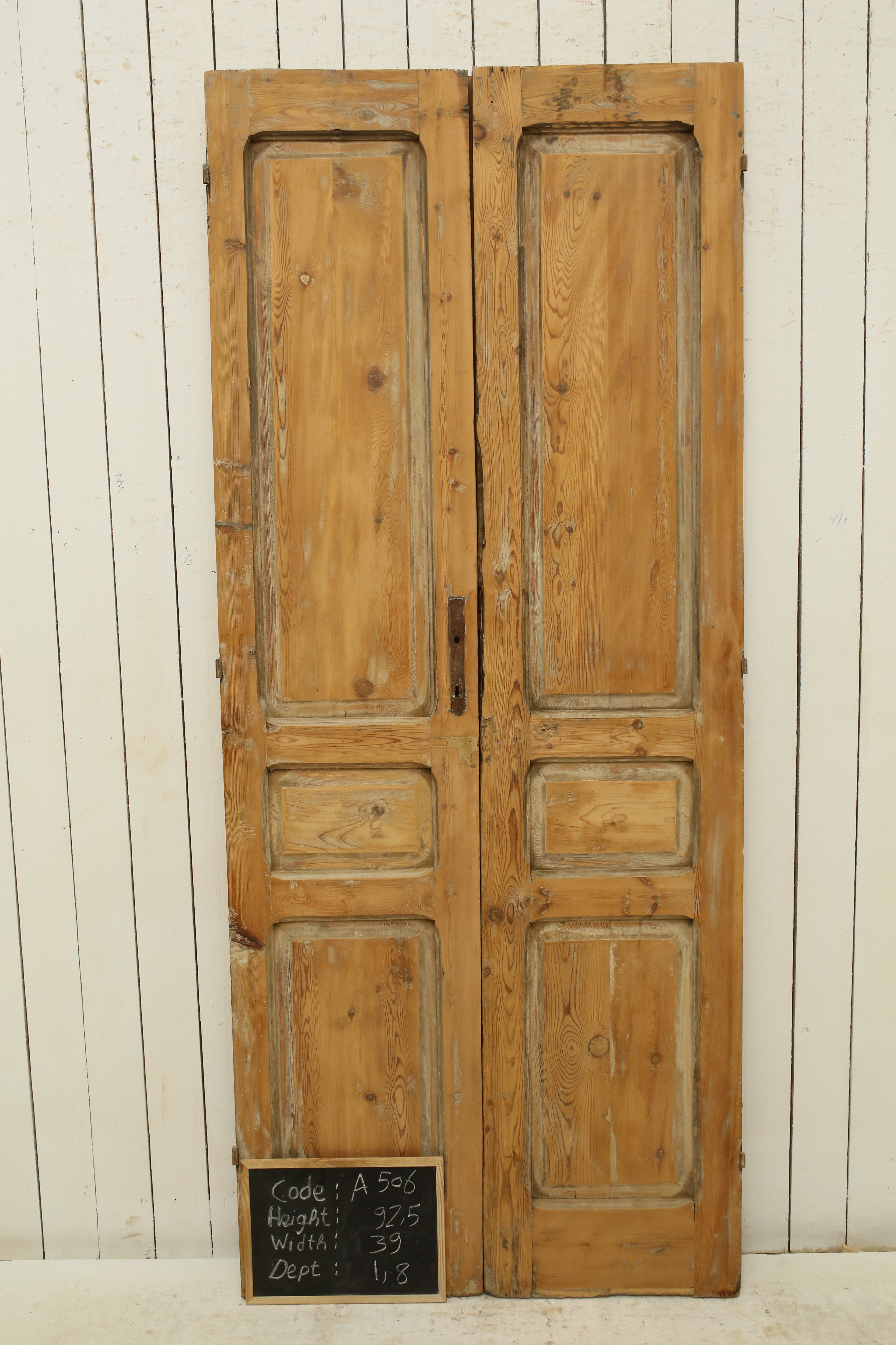VINTAGE DBL FRENCH DOOR A506