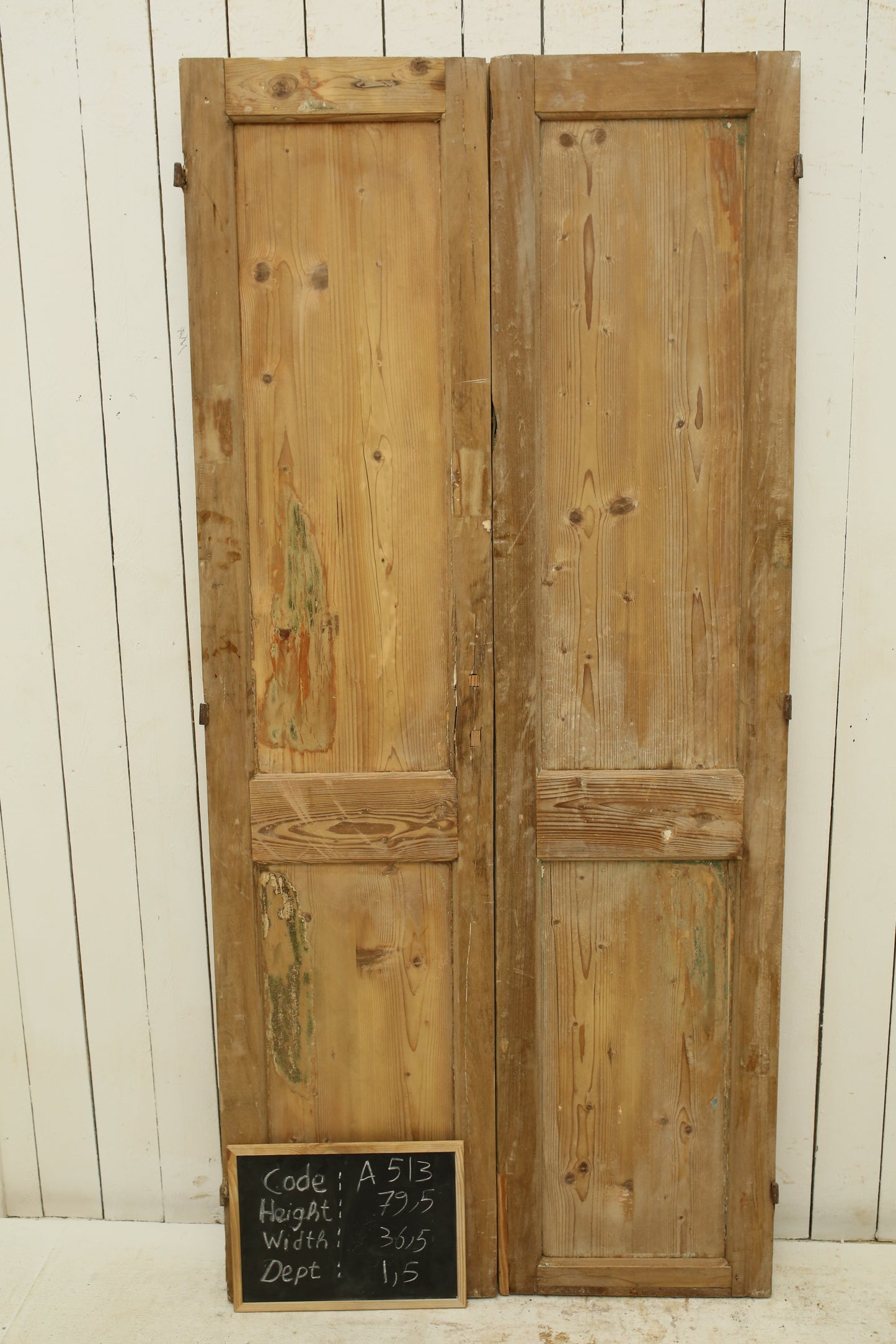 VINTAGE DBL FRENCH DOOR A513