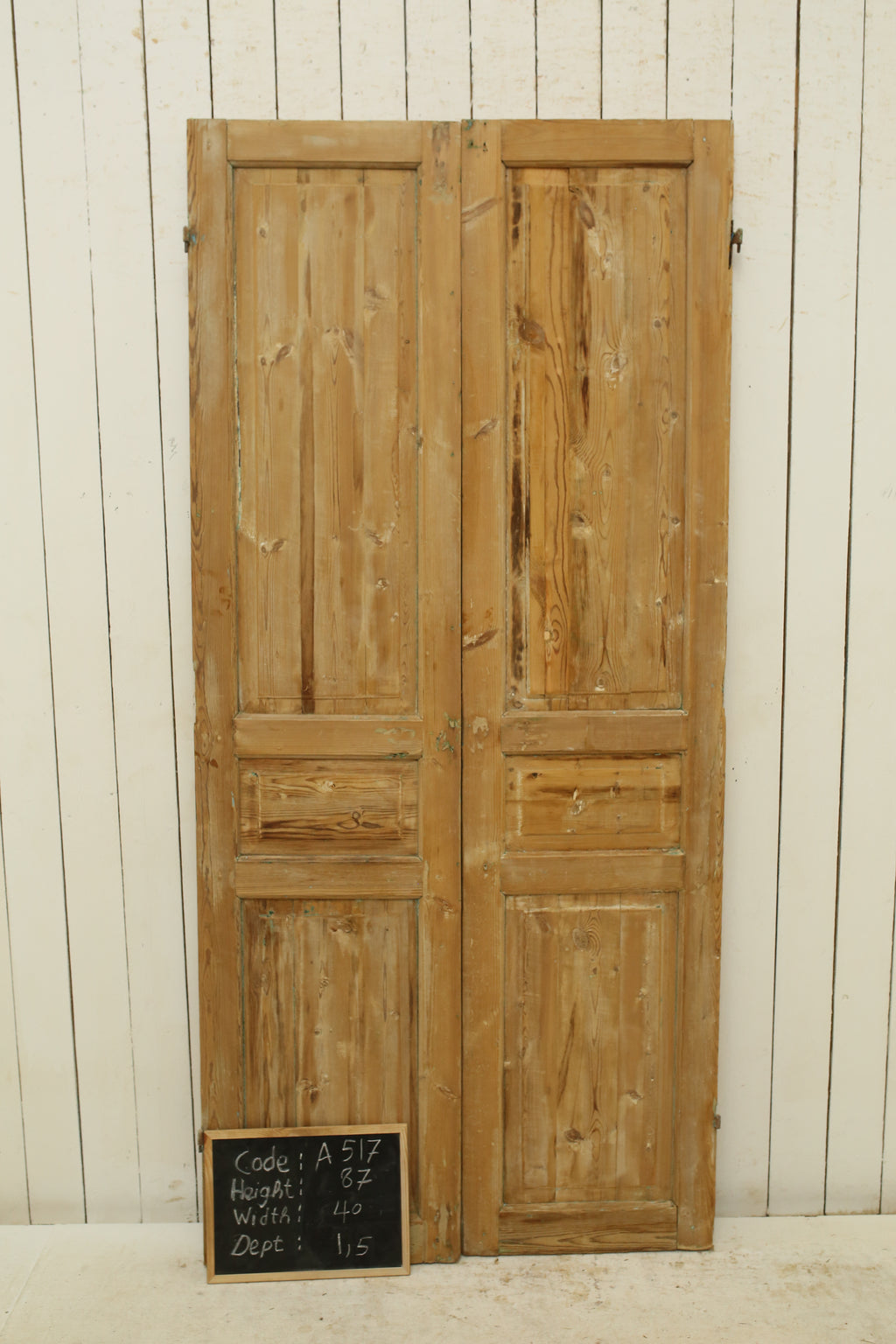 Vintage Double French Doors (Solid Wood) - A517
