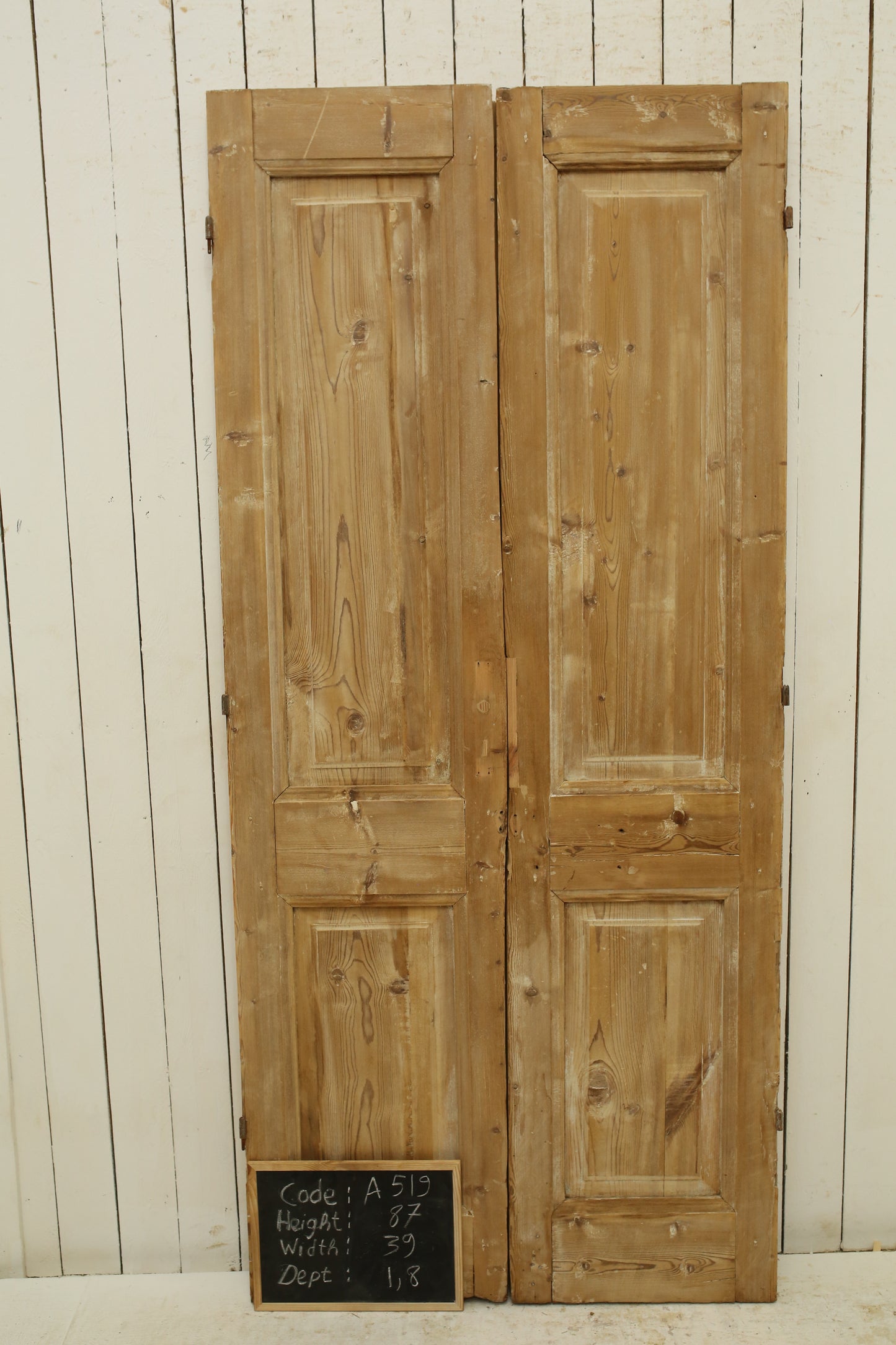 VINTAGE DBL FRENCH DOOR A519
