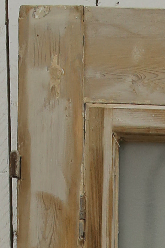 VINTAGE DBL FRENCH METAL DOOR A682