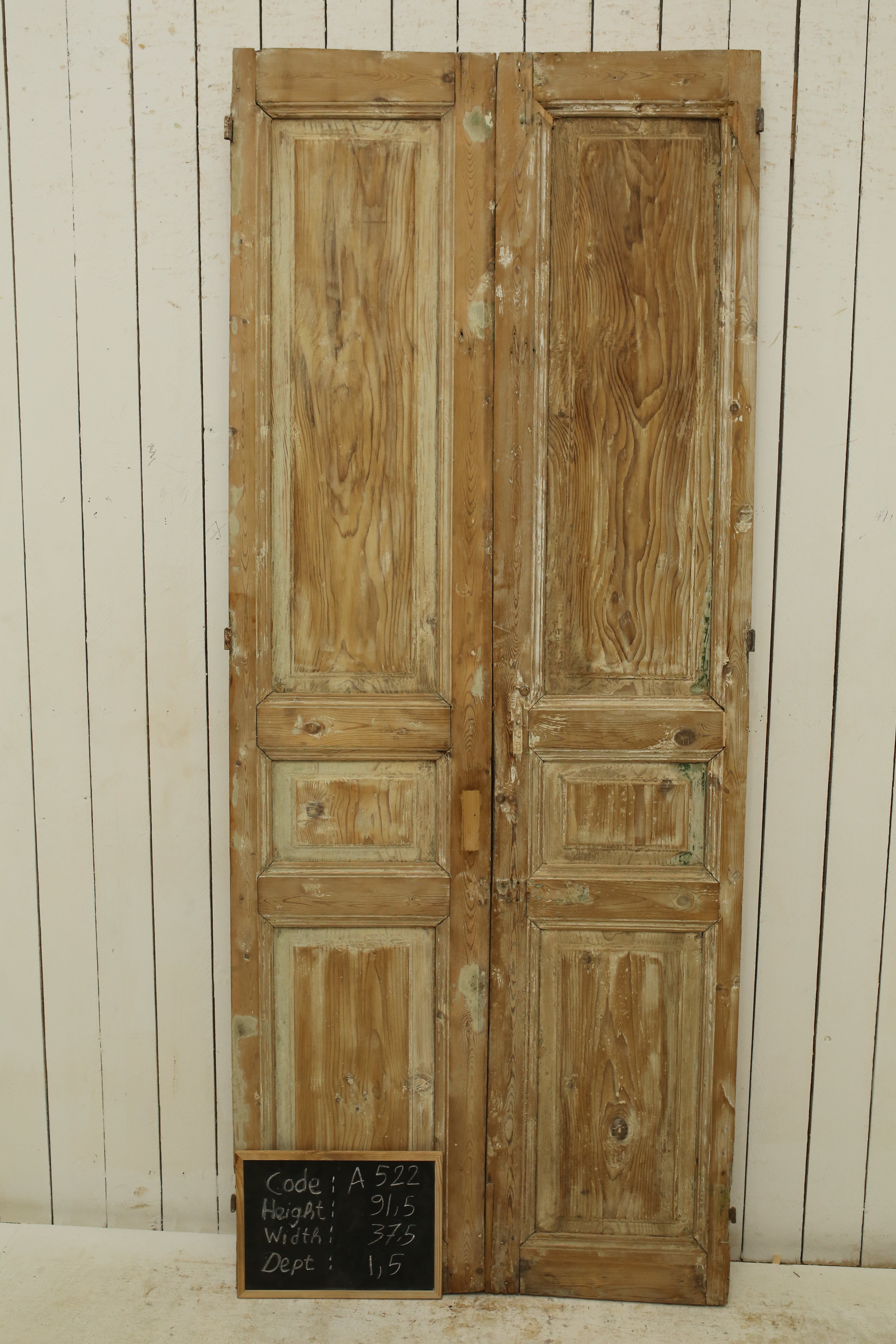 VINTAGE DBL FRENCH DOOR A522