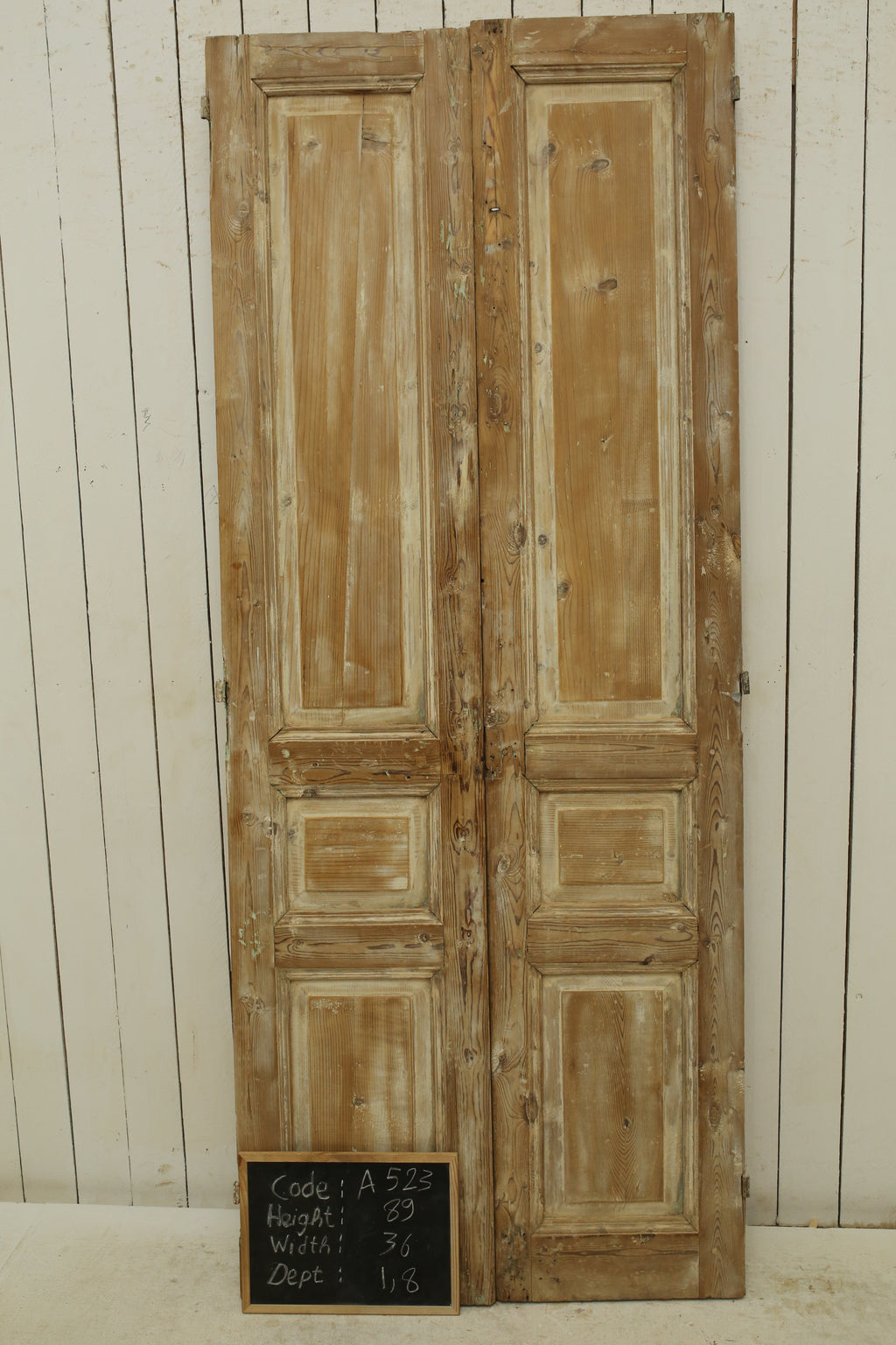 Vintage Double French Doors (Solid Wood) - A523