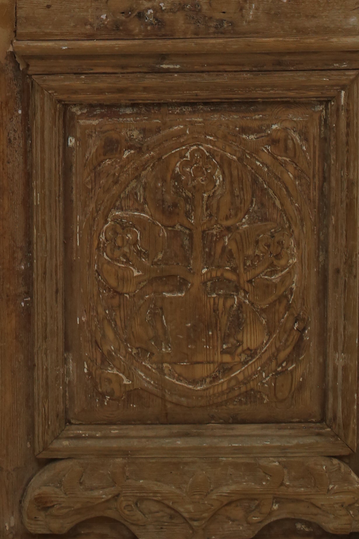 VINTAGE DBL FRENCH METAL DOOR A687