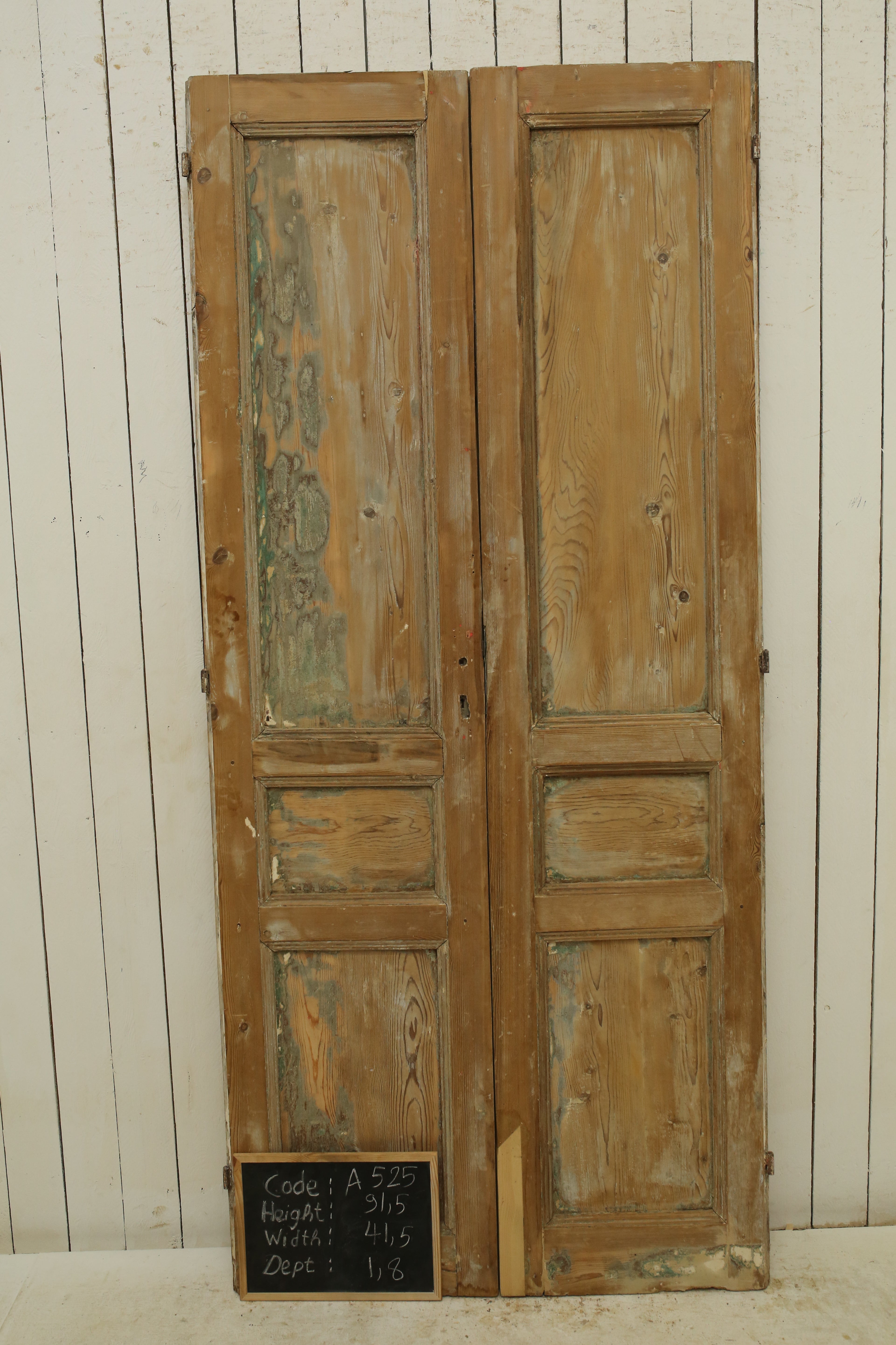 VINTAGE DBL FRENCH DOOR A525