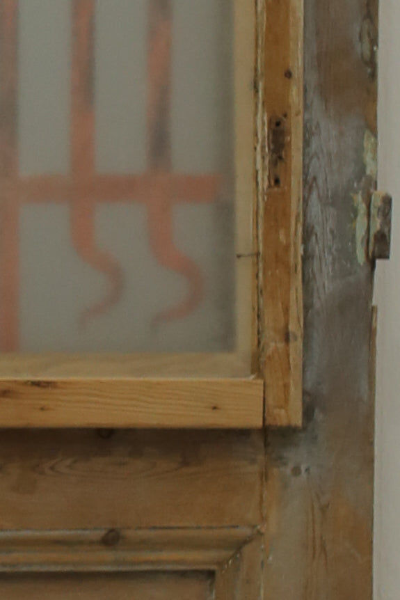 Vintage Double French Doors (with Metal) - A690