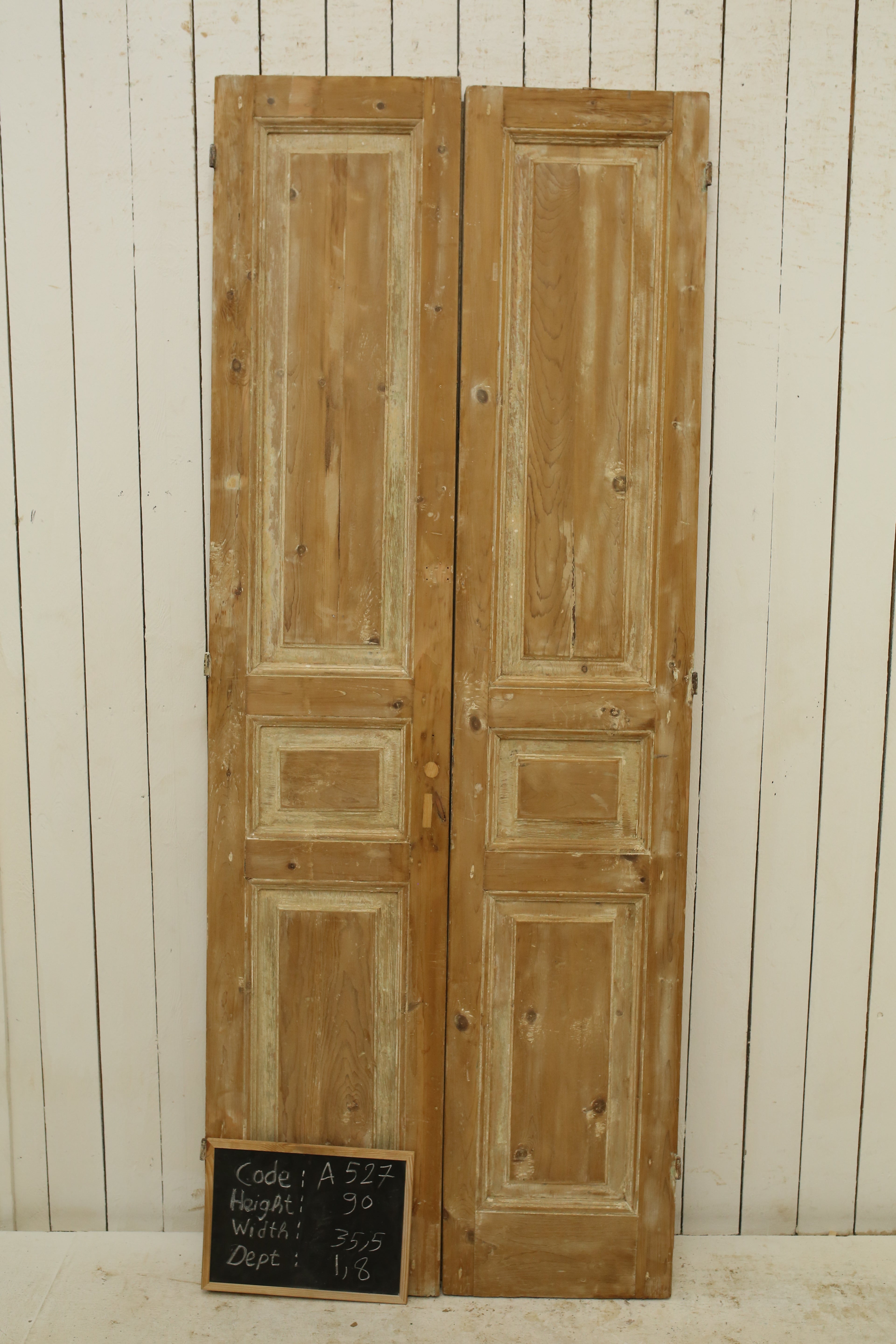 VINTAGE DBL FRENCH DOOR A527