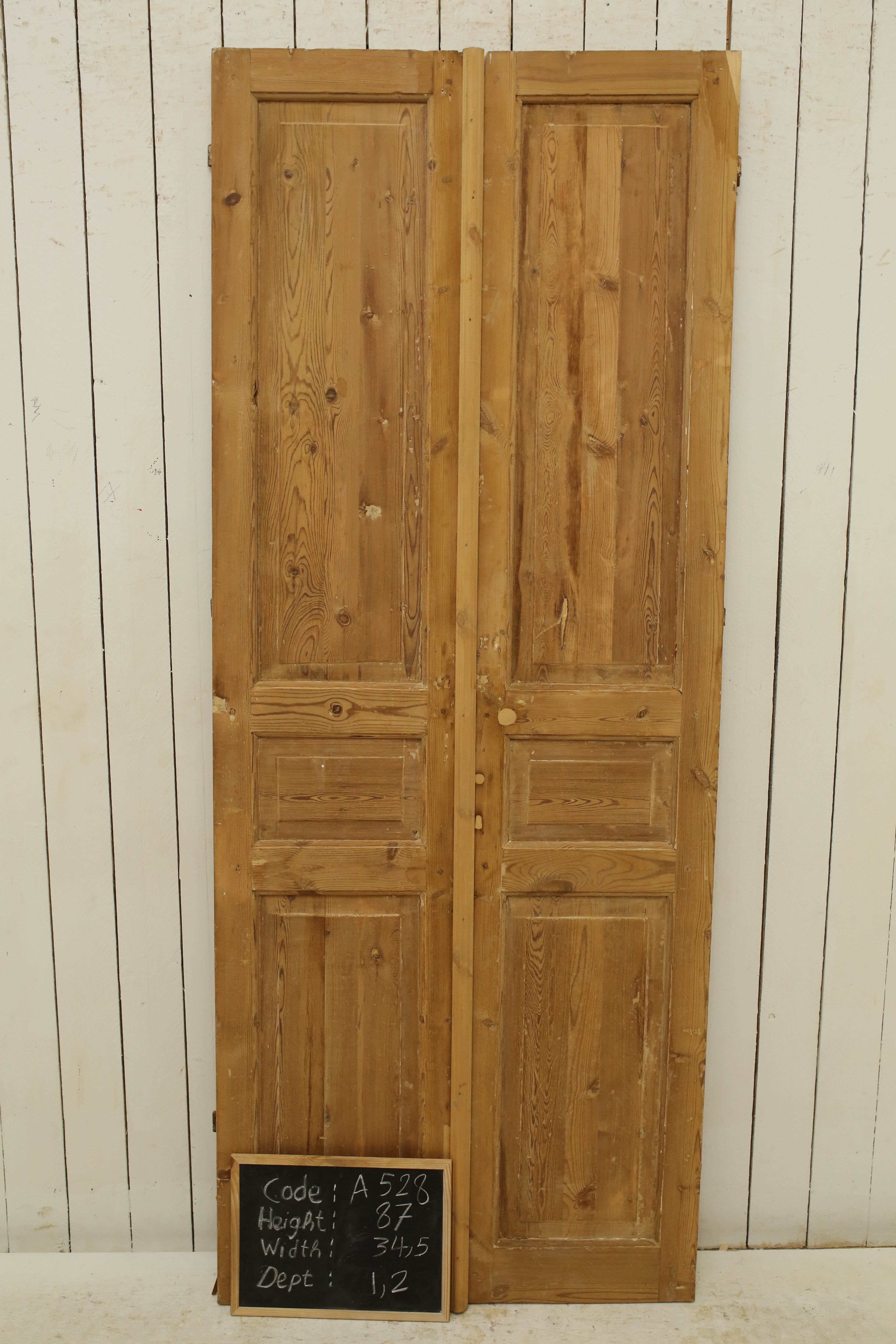 VINTAGE DBL FRENCH DOOR A528