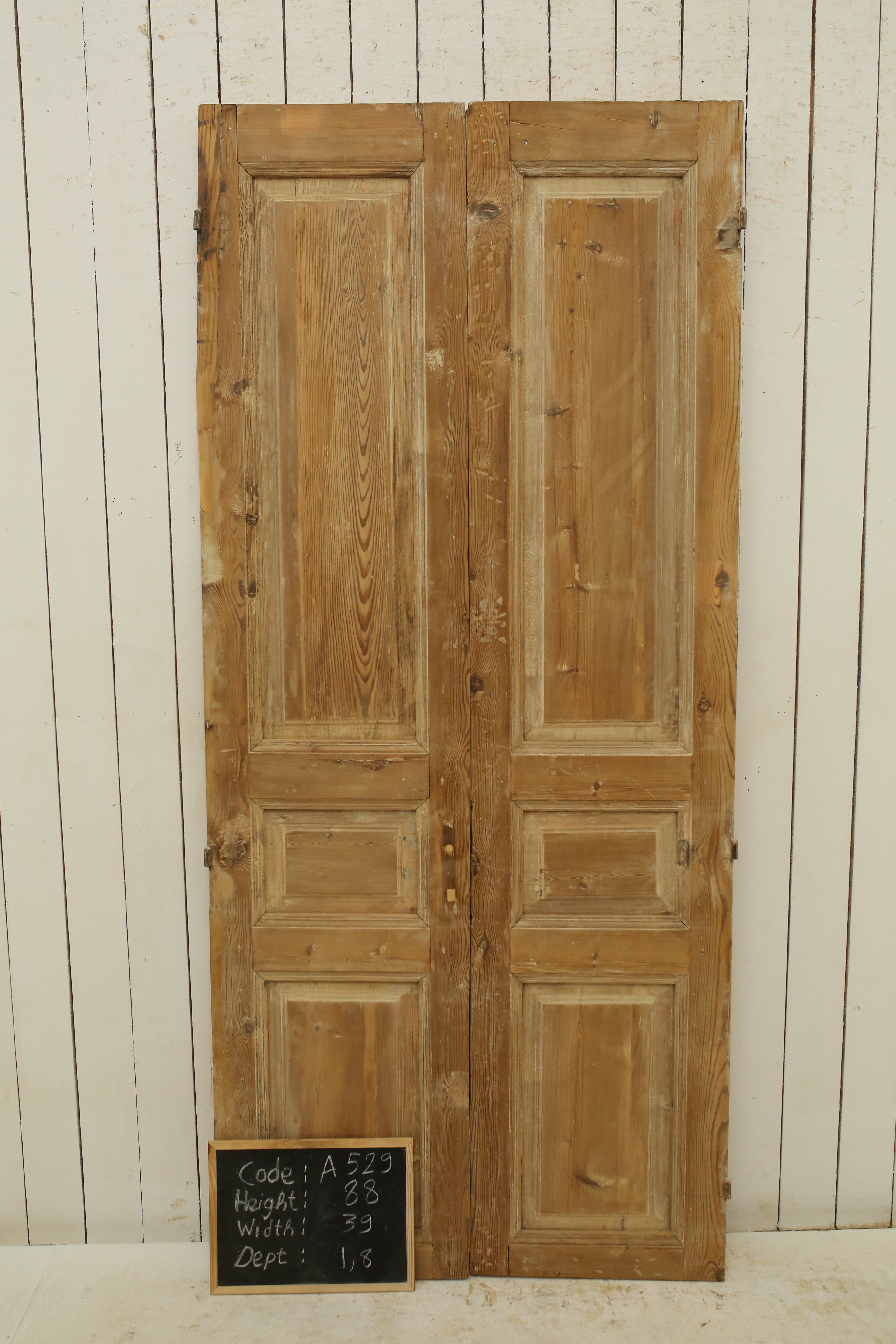 VINTAGE DBL FRENCH DOOR A529