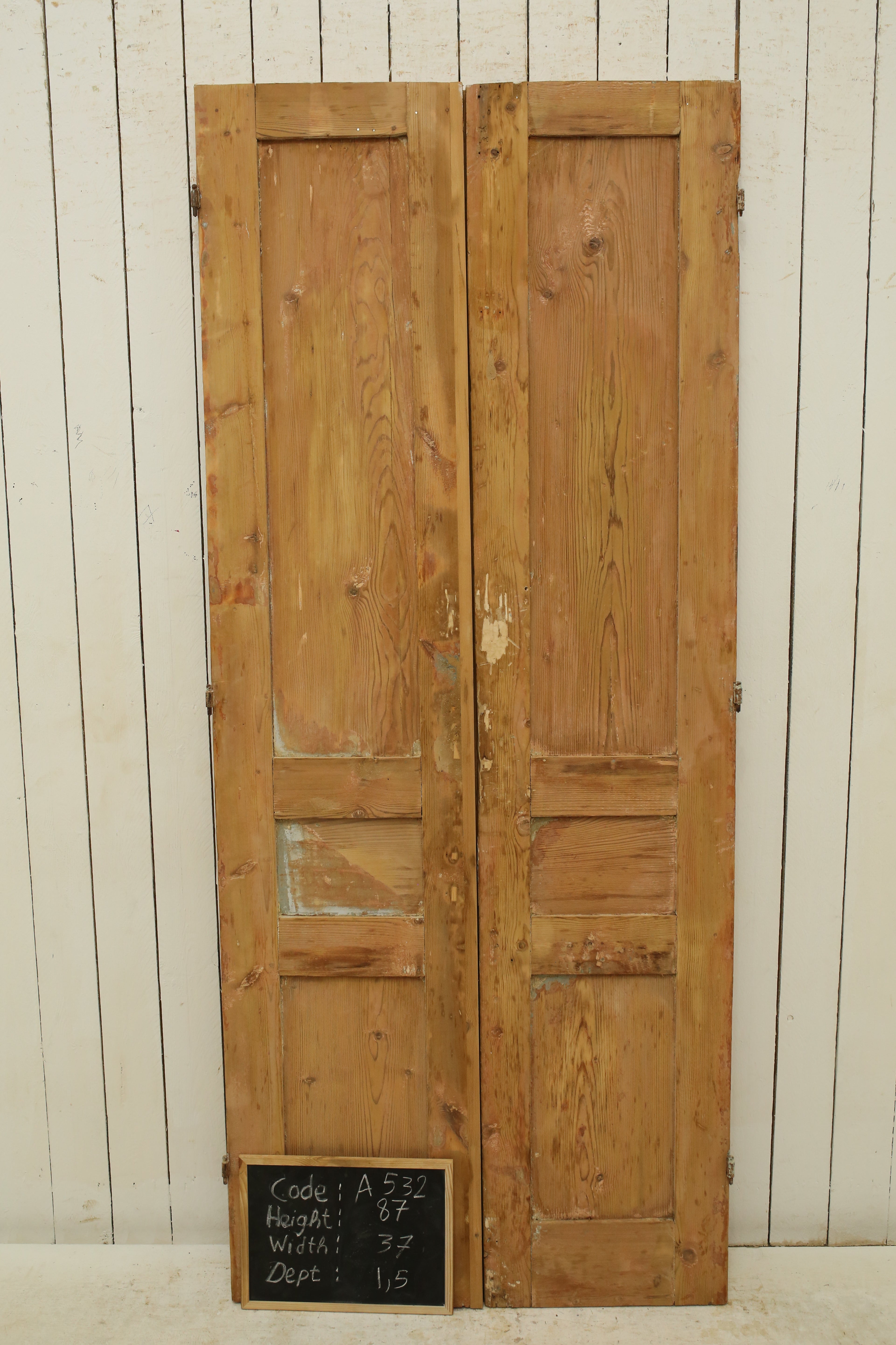 VINTAGE DBL FRENCH DOOR A532