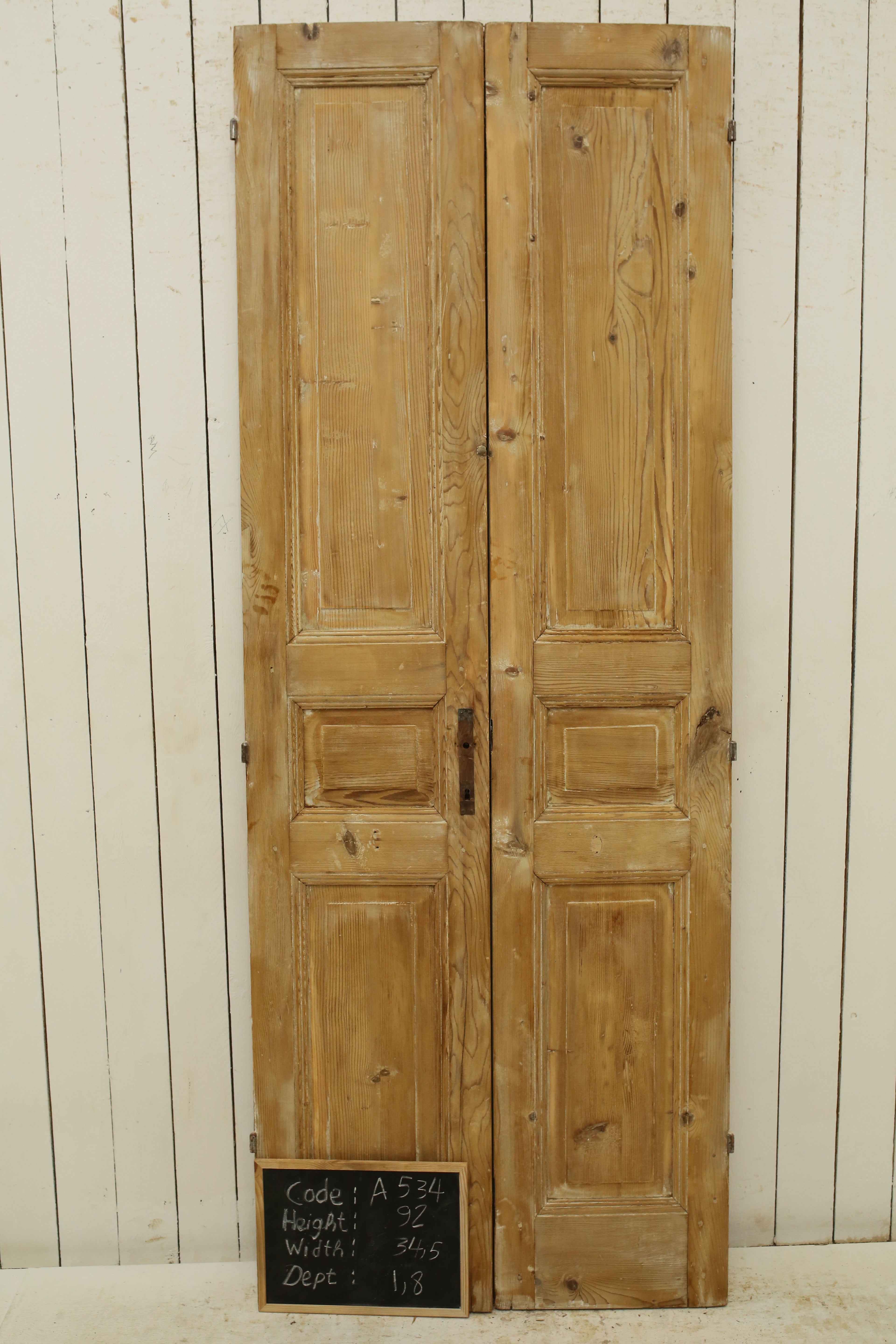 VINTAGE DBL FRENCH DOOR A534