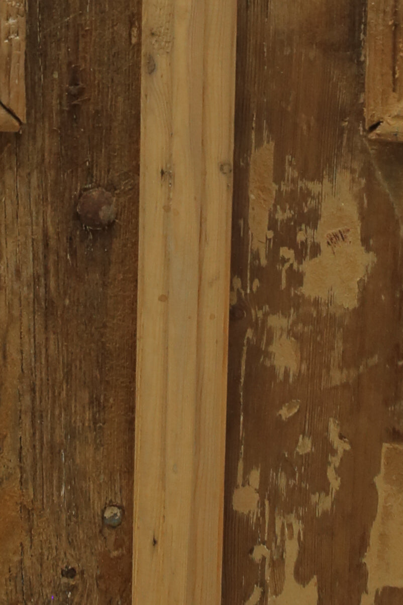 VINTAGE DBL FRENCH METAL DOOR A702