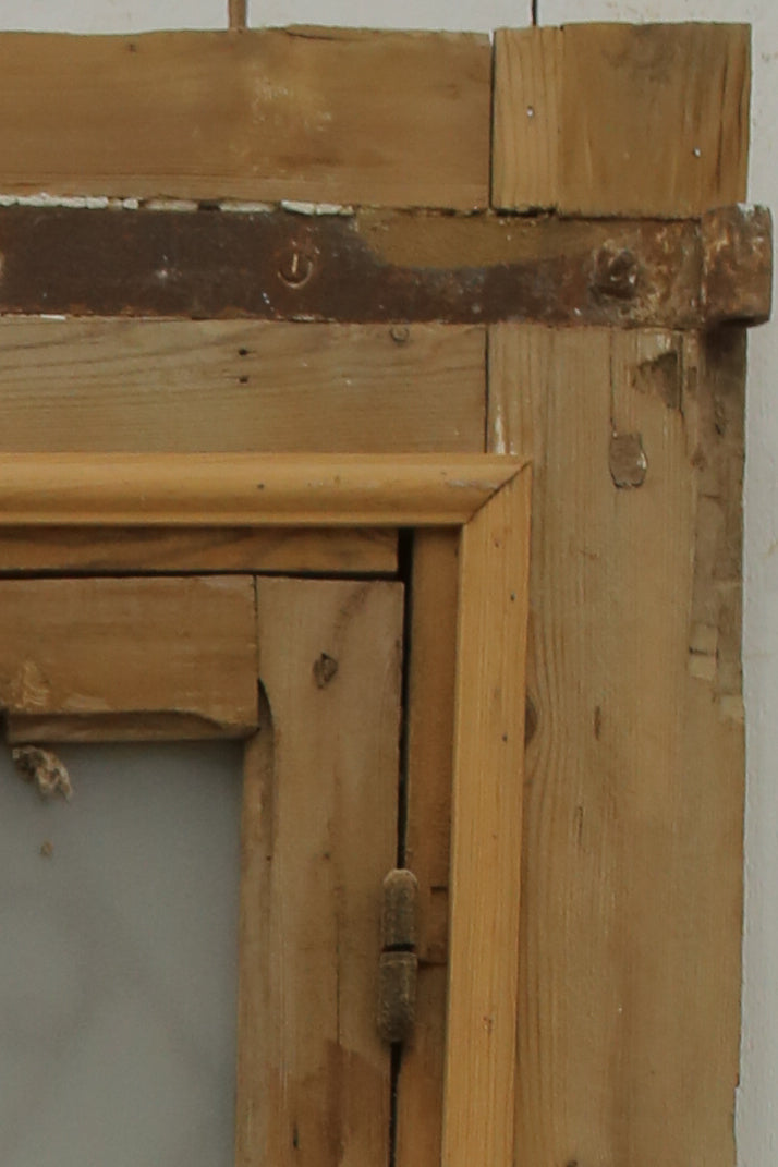 VINTAGE DBL FRENCH METAL DOOR A702