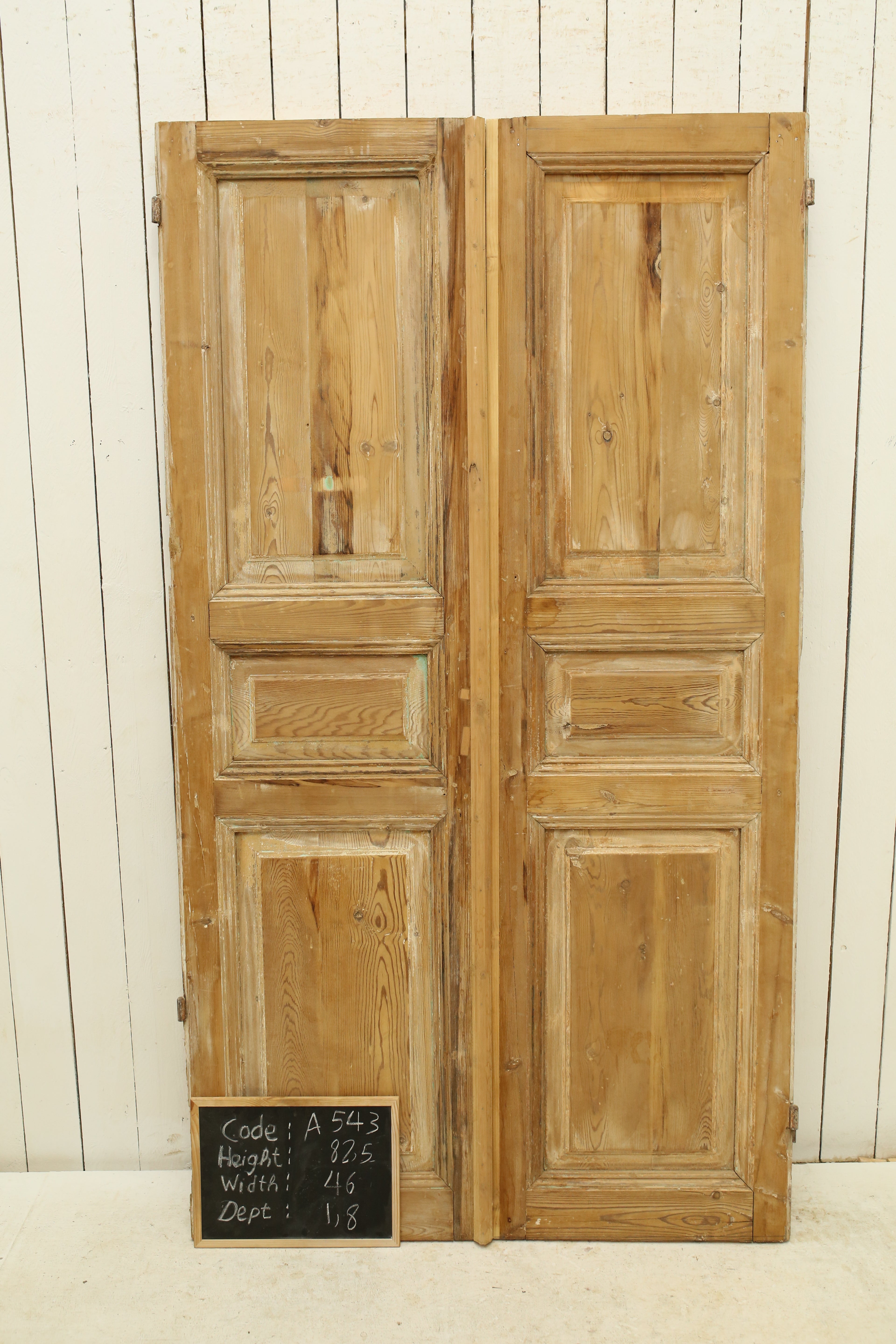 VINTAGE DBL FRENCH DOOR A543
