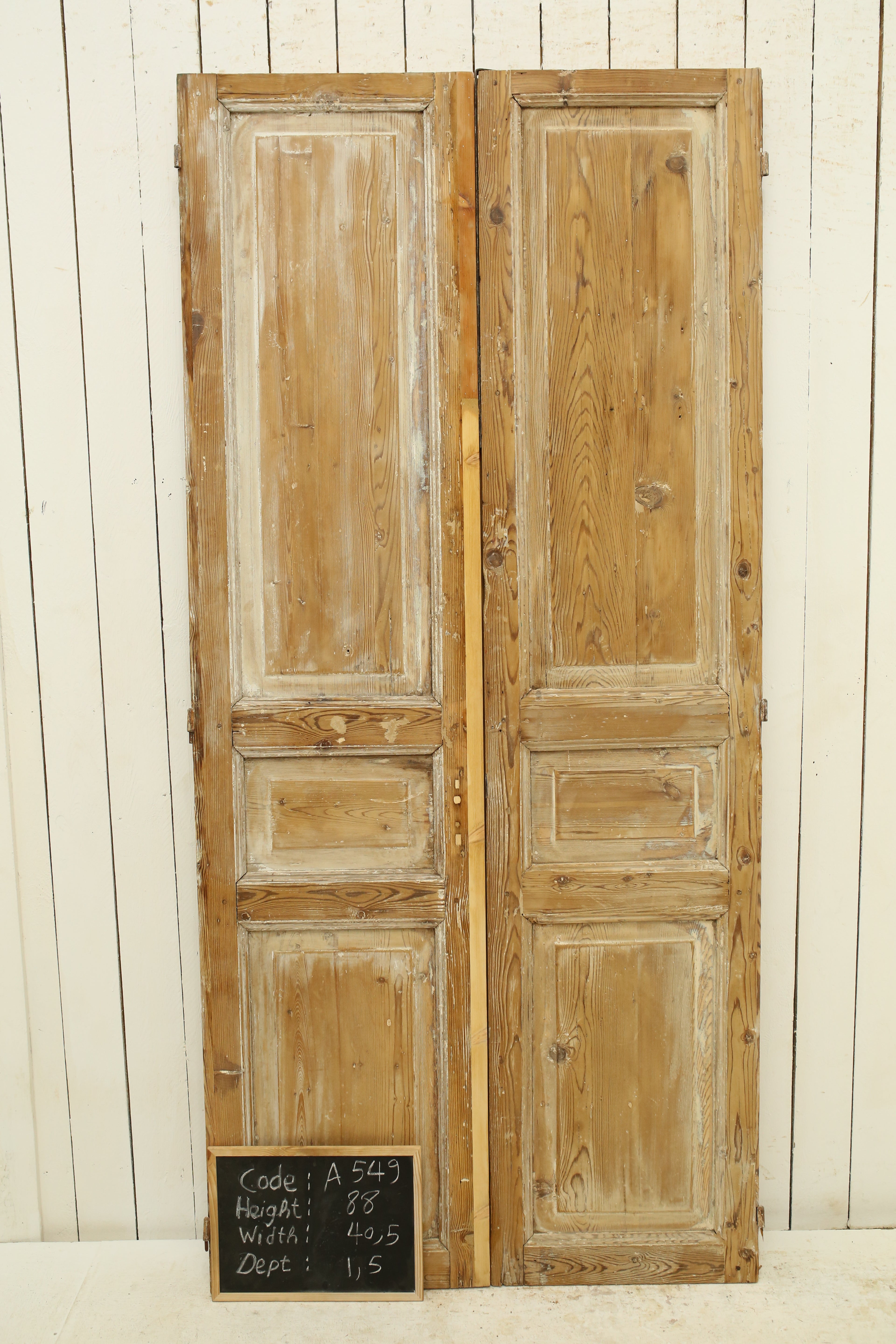 VINTAGE DBL FRENCH DOOR A549