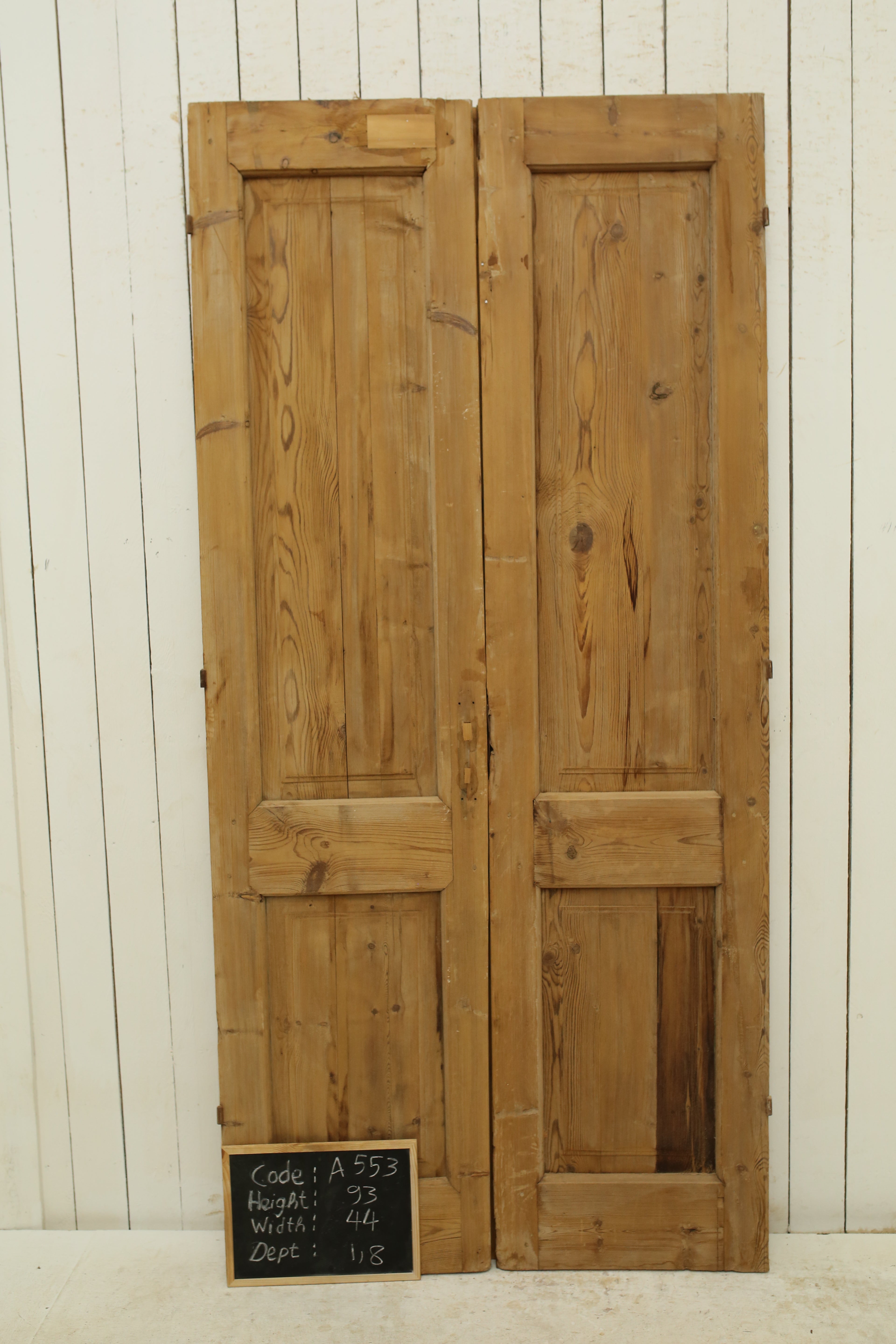VINTAGE DBL FRENCH DOOR A553
