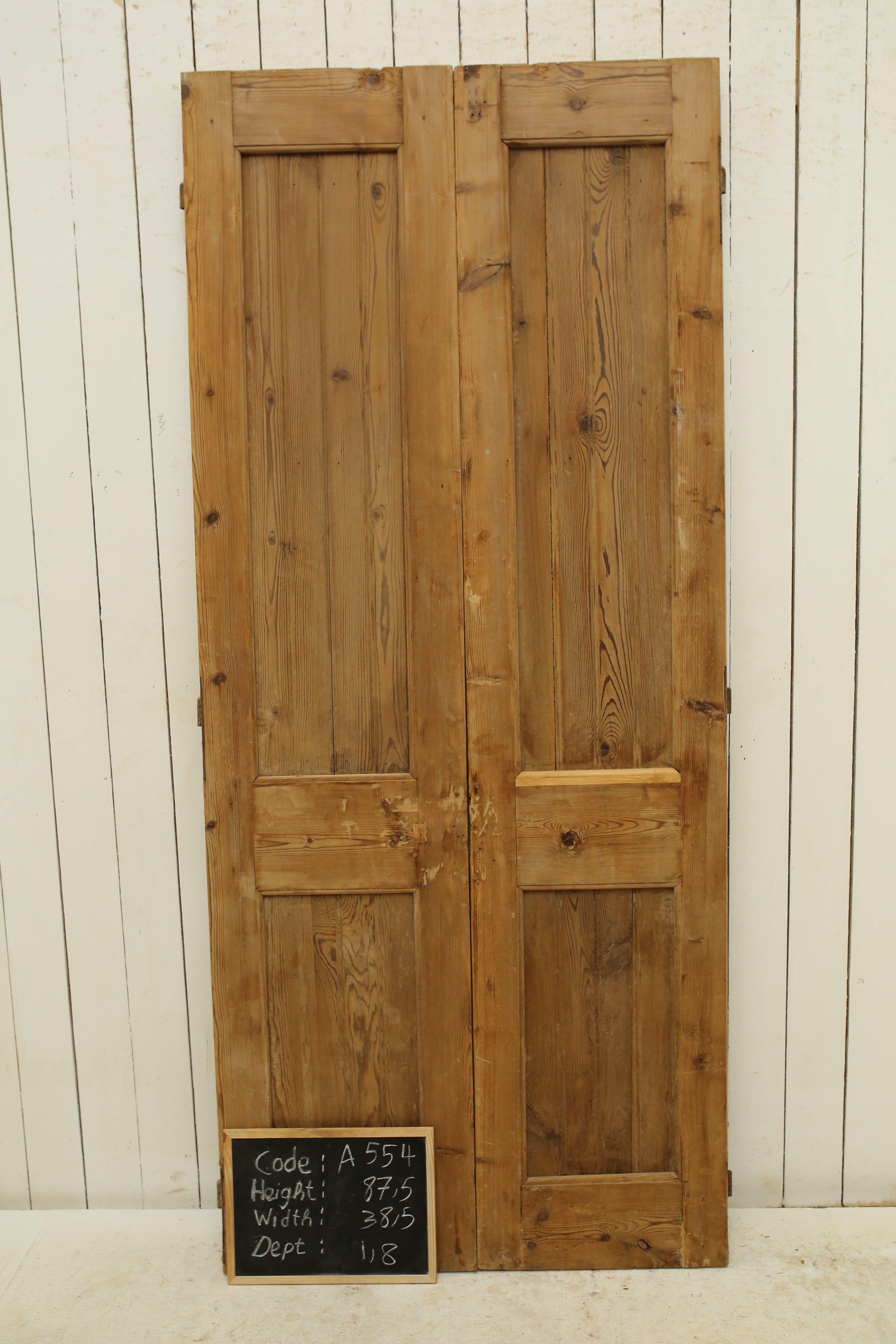 VINTAGE DBL FRENCH DOOR A554