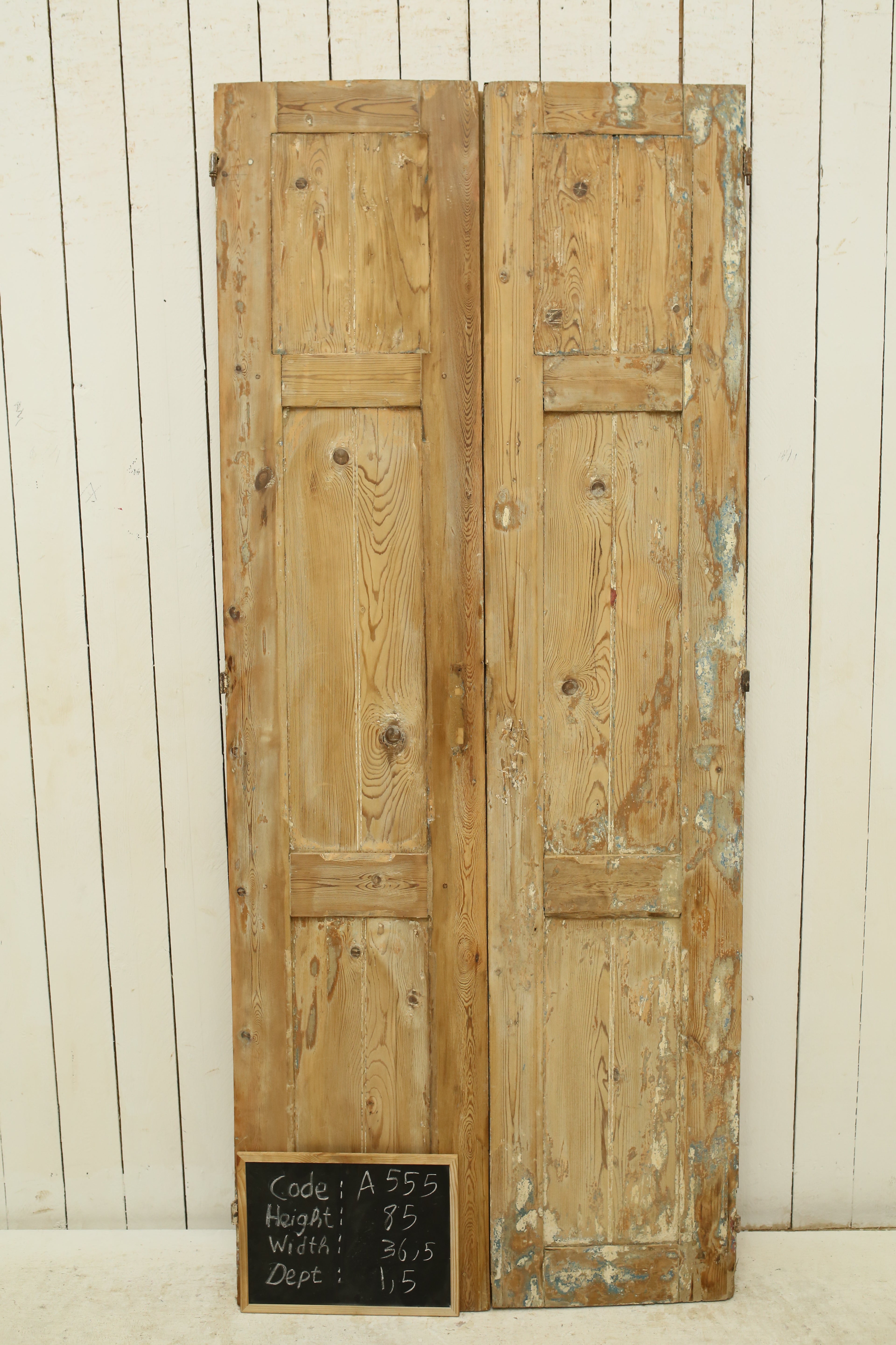 VINTAGE DBL FRENCH DOOR A555