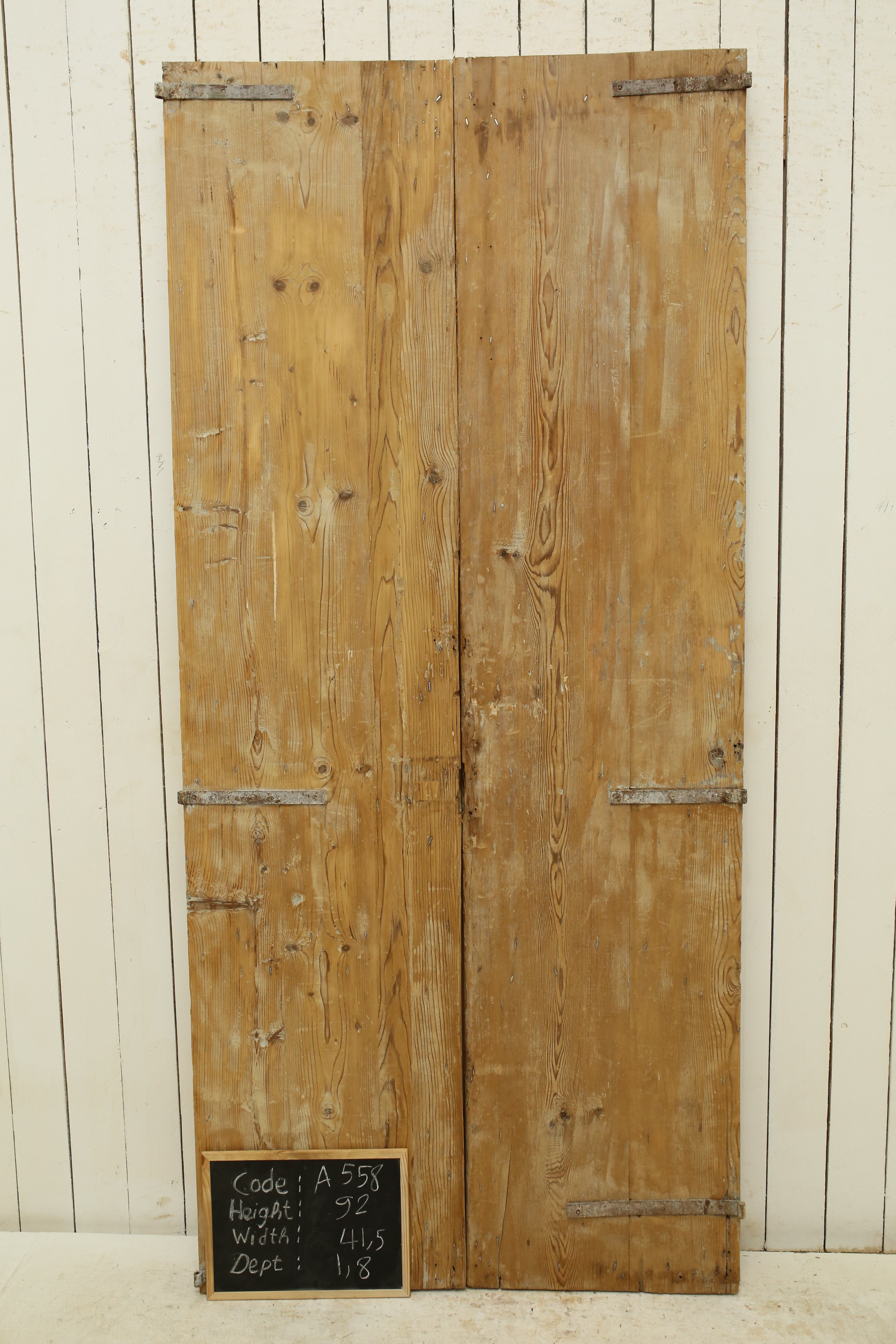 VINTAGE DBL FRENCH DOOR A558