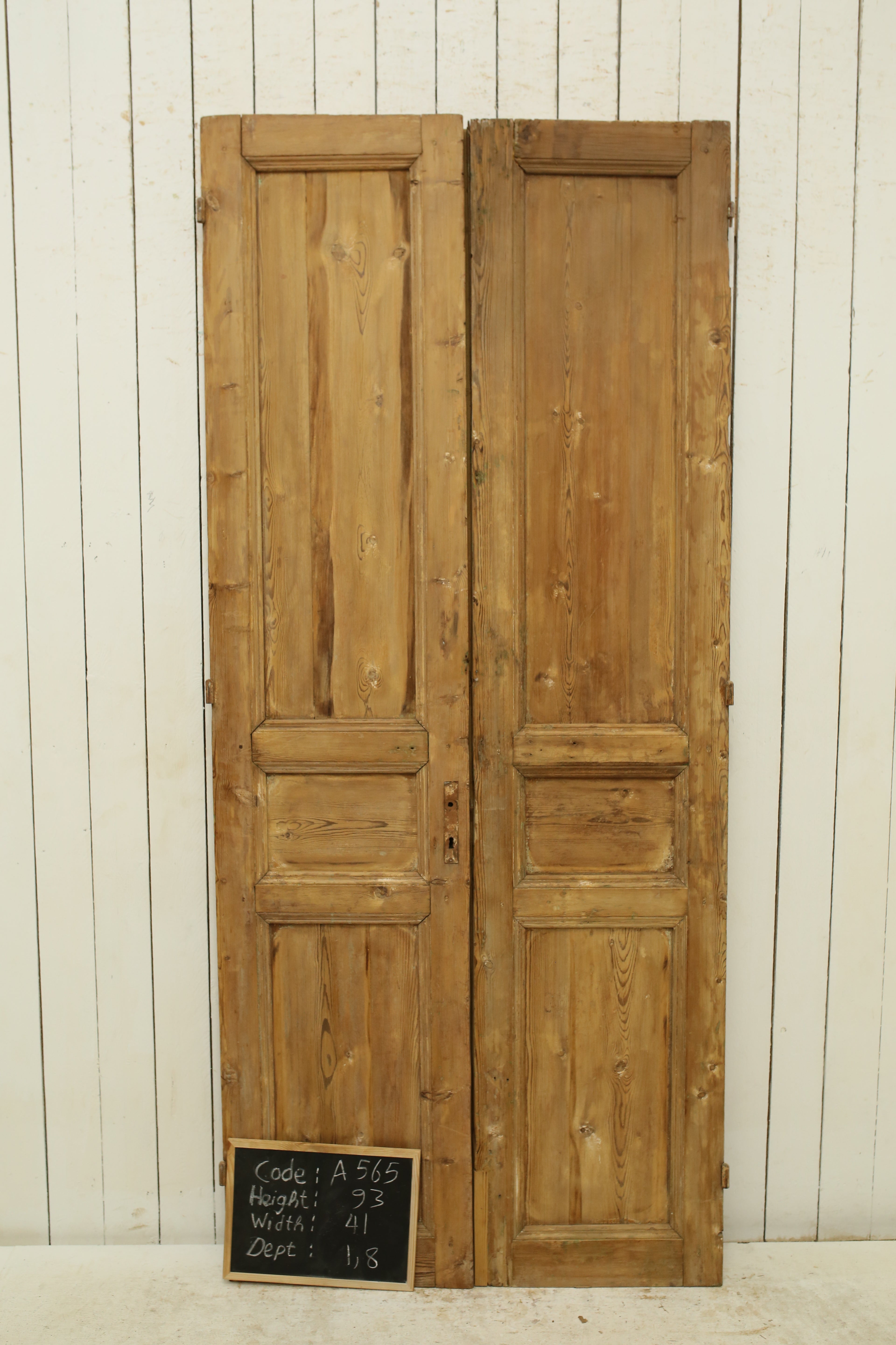 VINTAGE DBL FRENCH DOOR A565