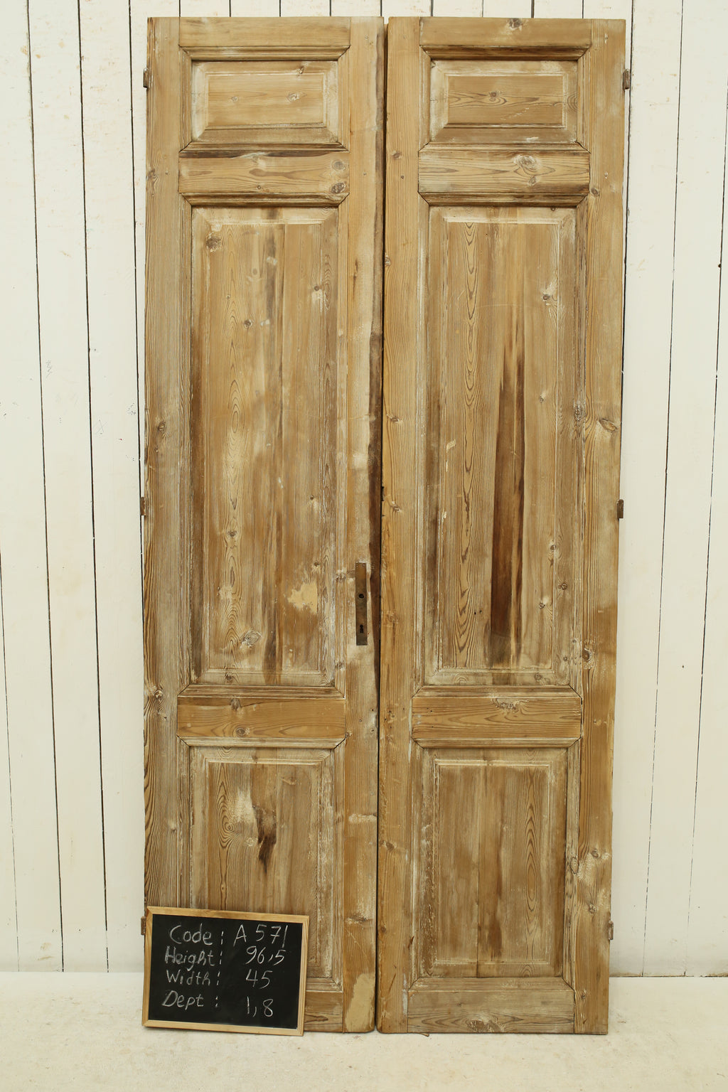 Vintage Double French Doors (Solid Wood) - A571