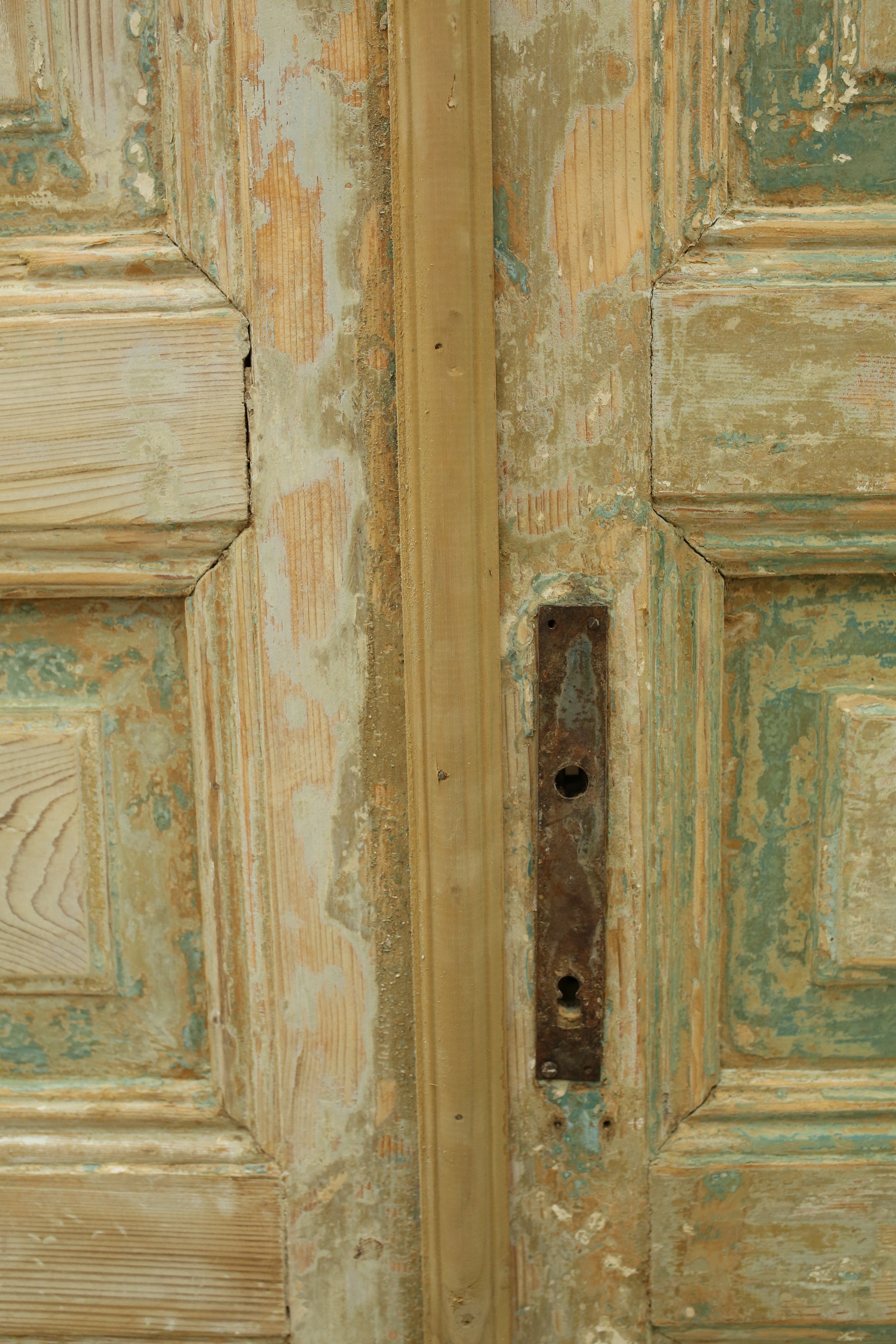 VINTAGE DBL FRENCH DOOR A574