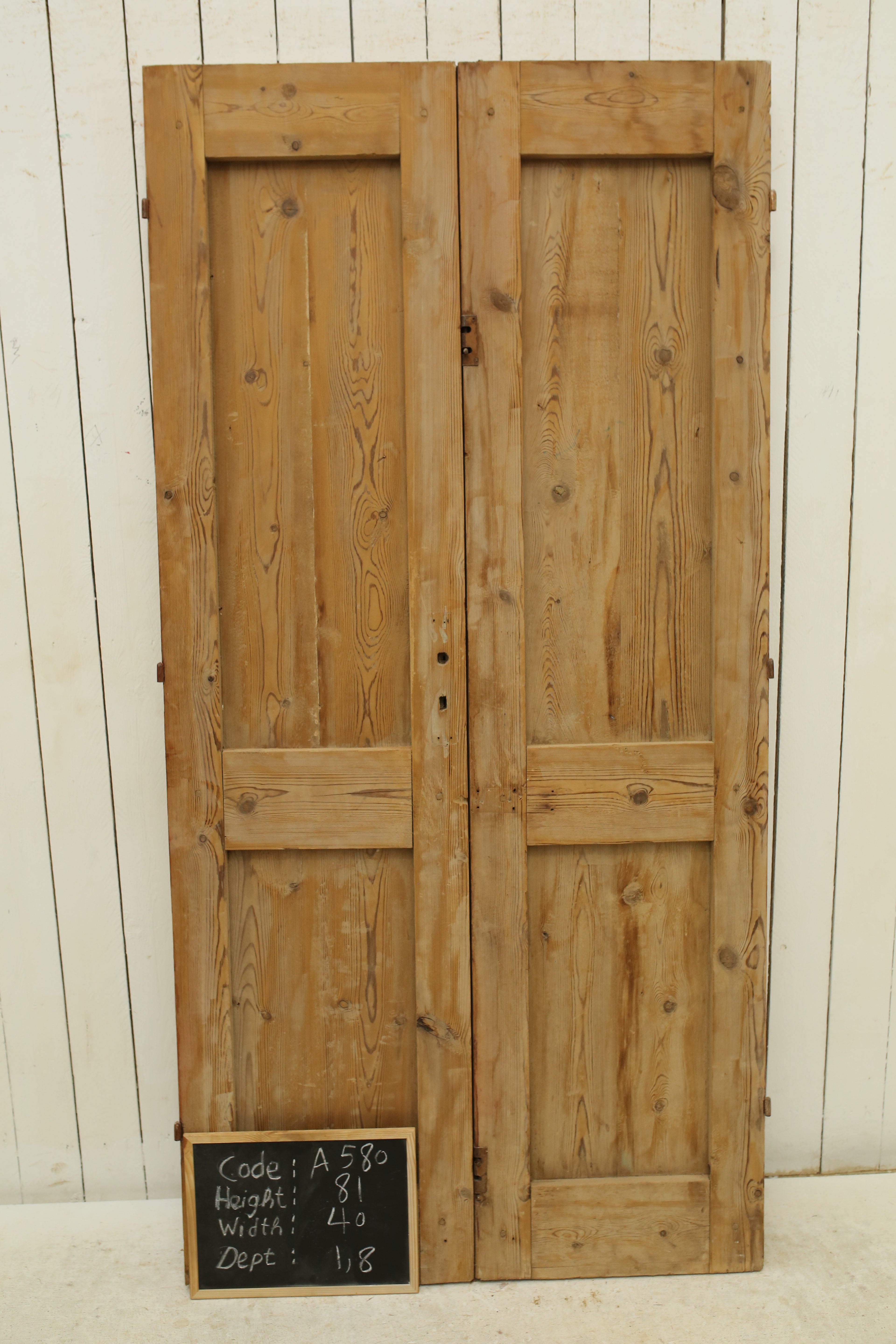 VINTAGE DBL FRENCH DOOR A580