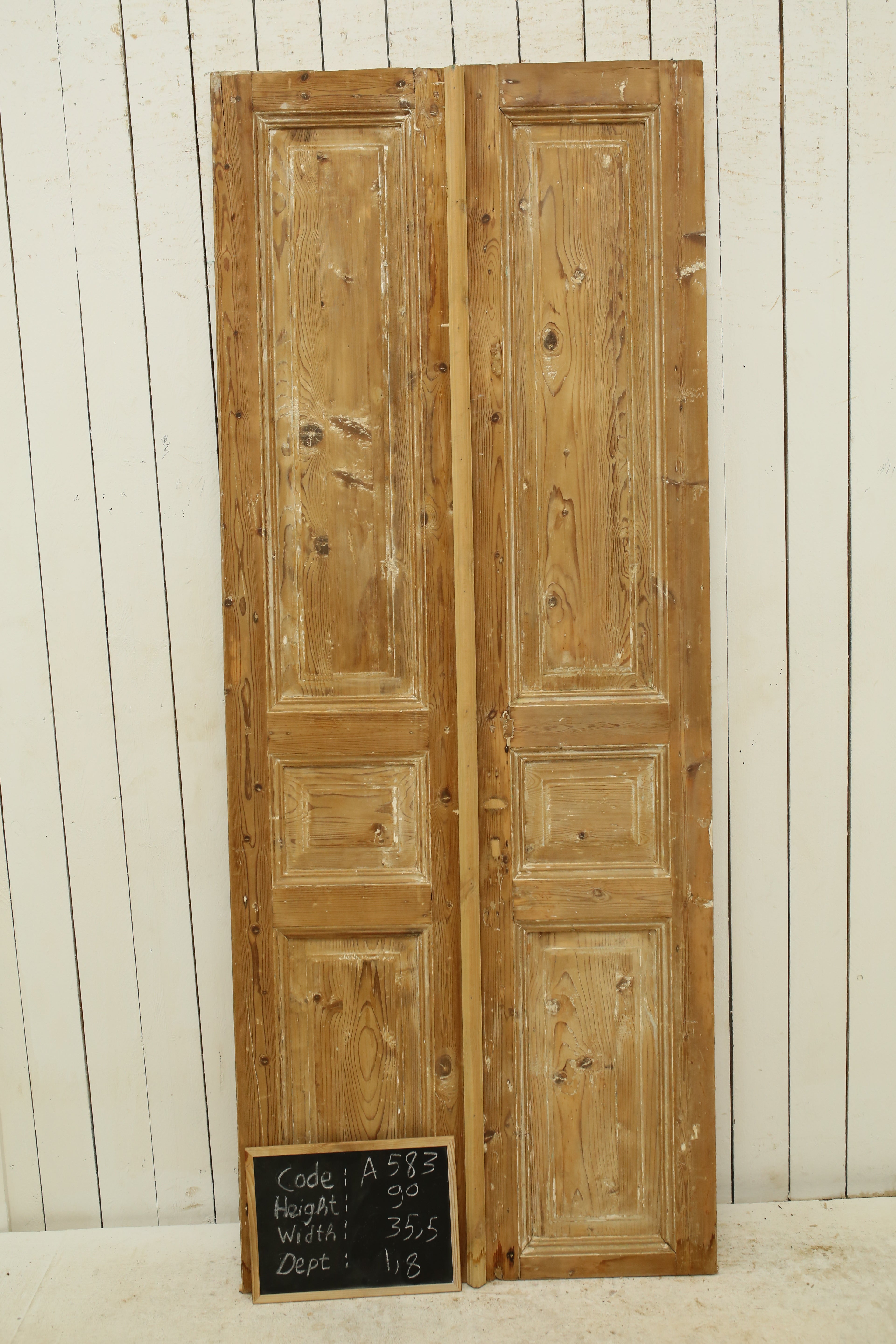 VINTAGE DBL FRENCH DOOR A583