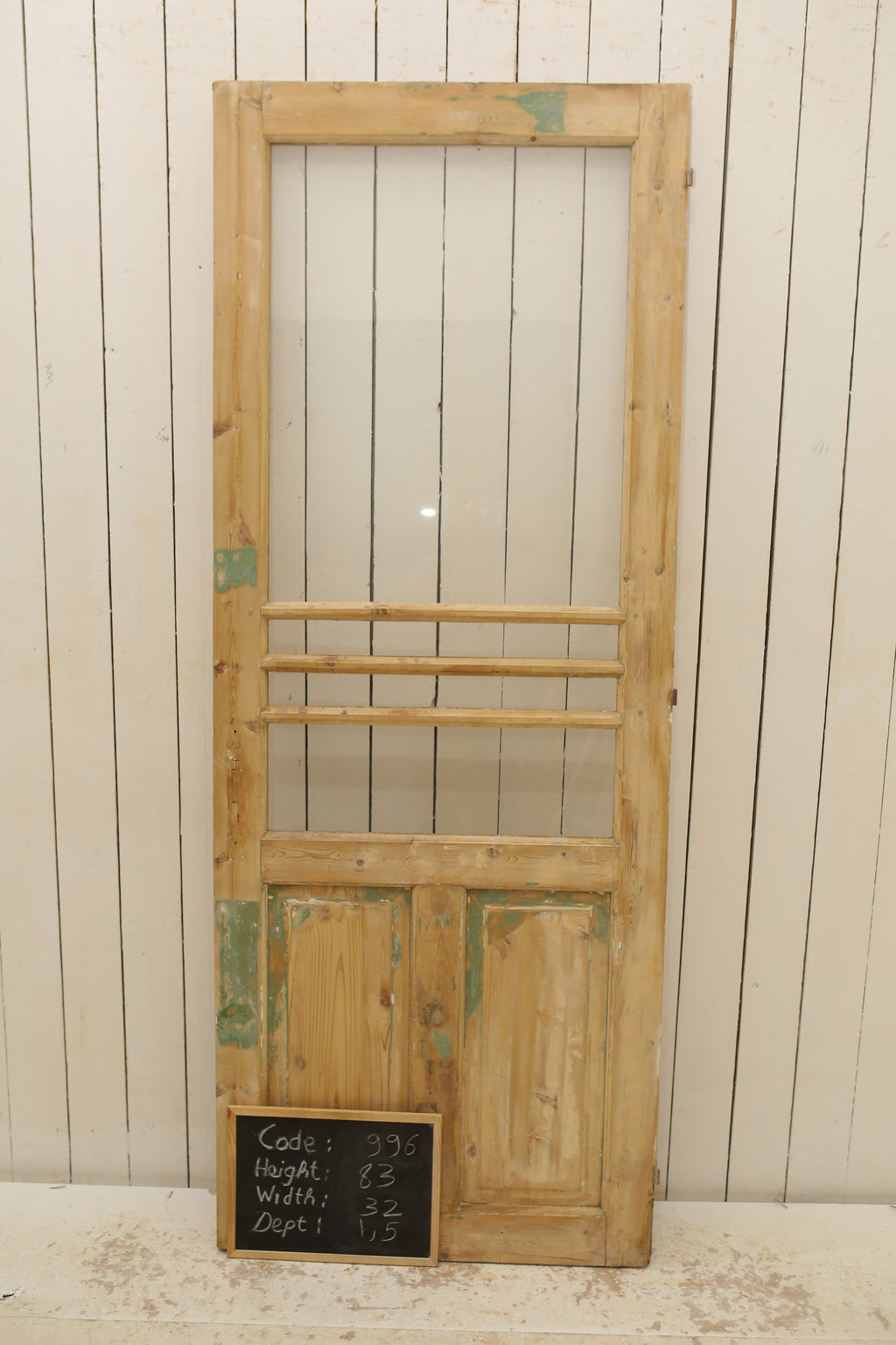 Vintage French Door (with Glass) - A996