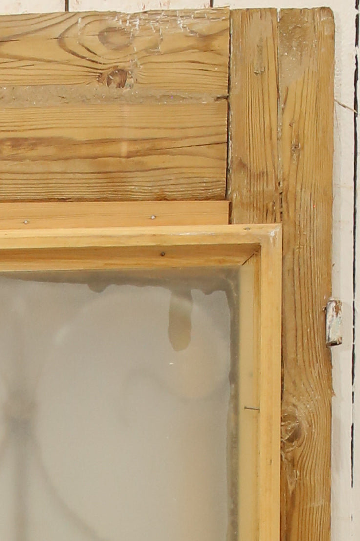 VINTAGE DBL FRENCH METAL DOOR A10