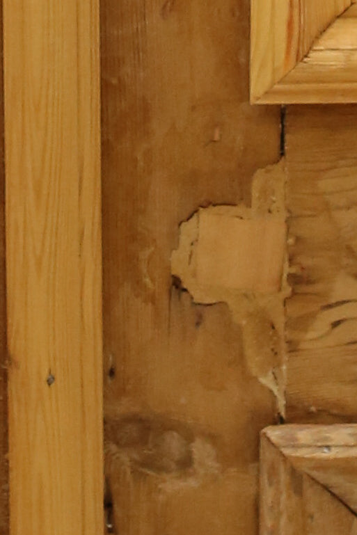 VINTAGE DBL FRENCH METAL DOOR A11