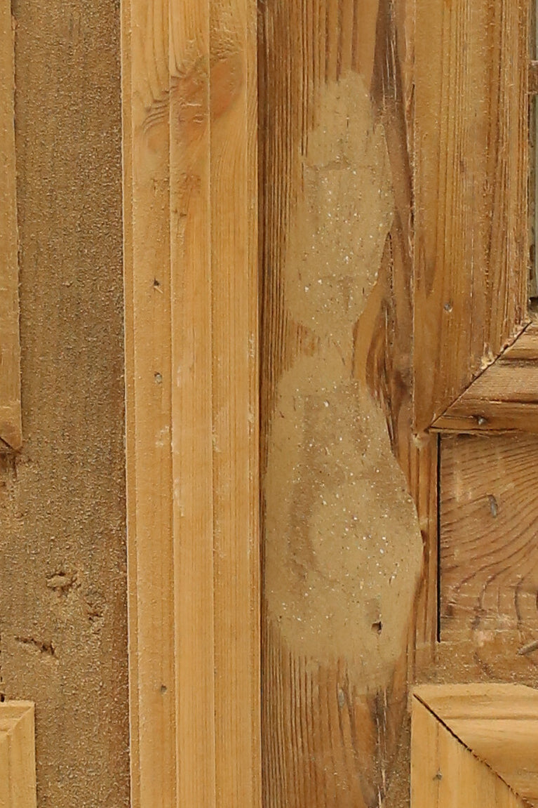 VINTAGE DBL FRENCH METAL DOOR A21