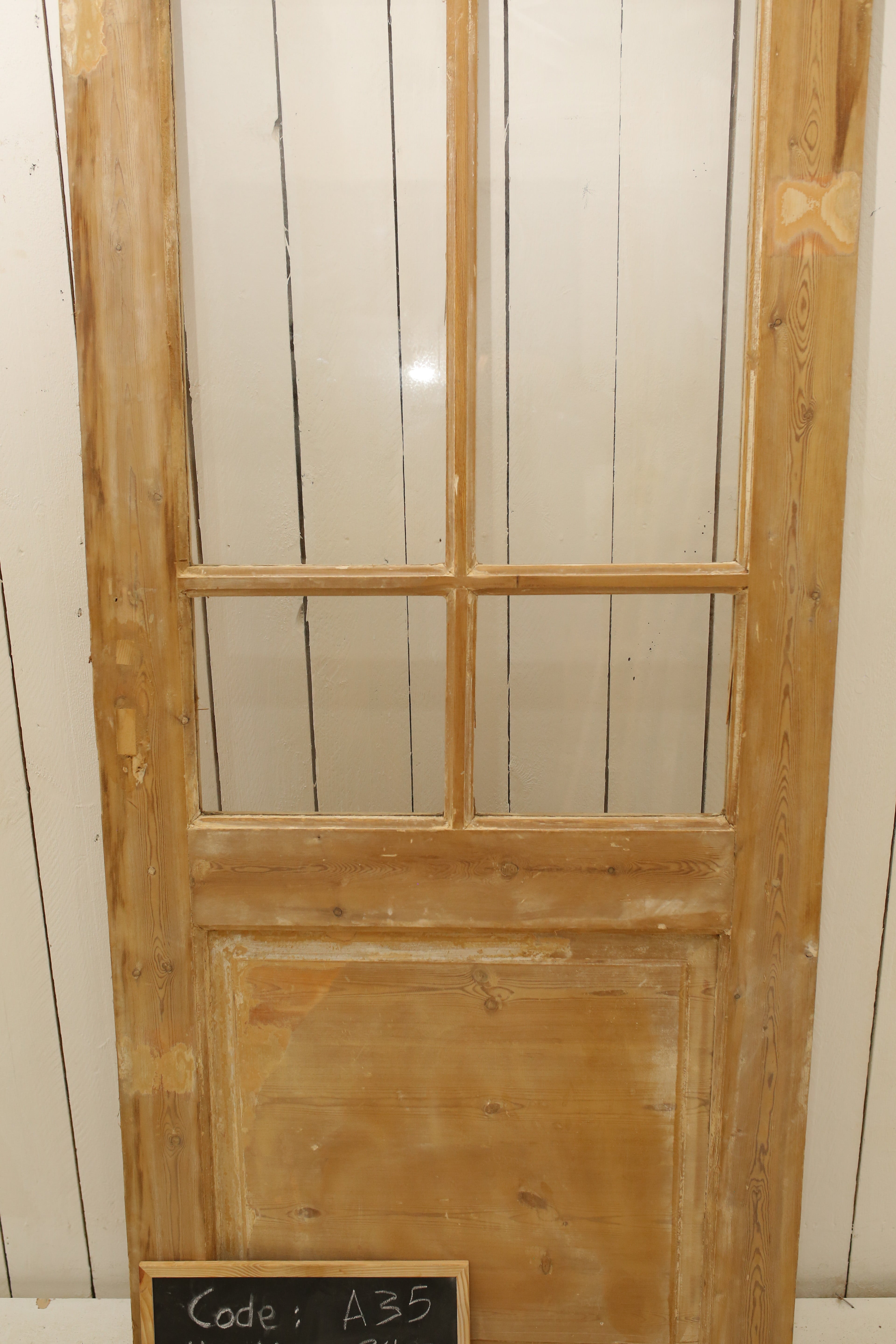 VINTAGE SINGLE GLASS DOOR A35