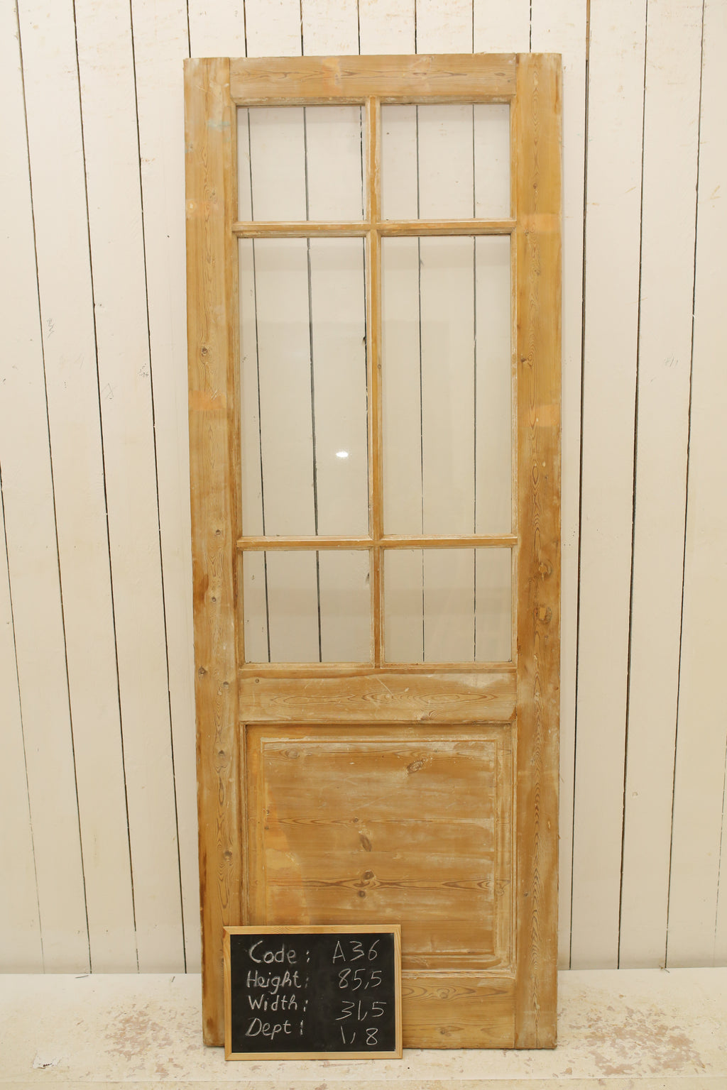Vintage French Door (with Glass) - A36