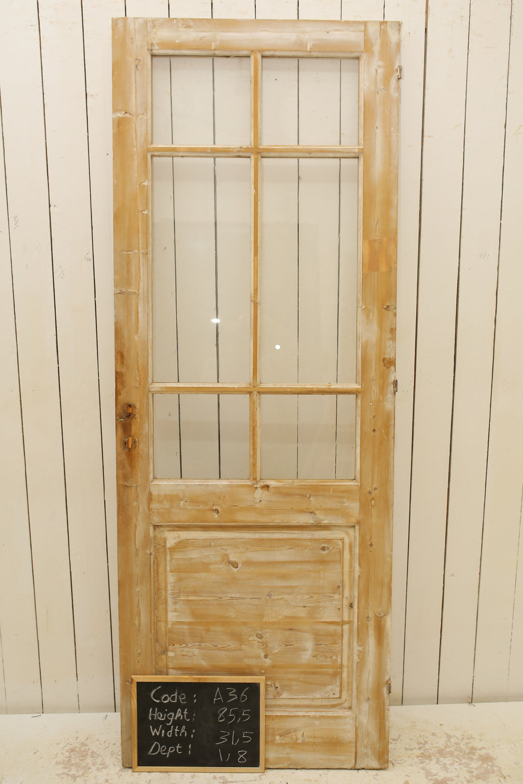 Vintage French Door (with Glass) - A36