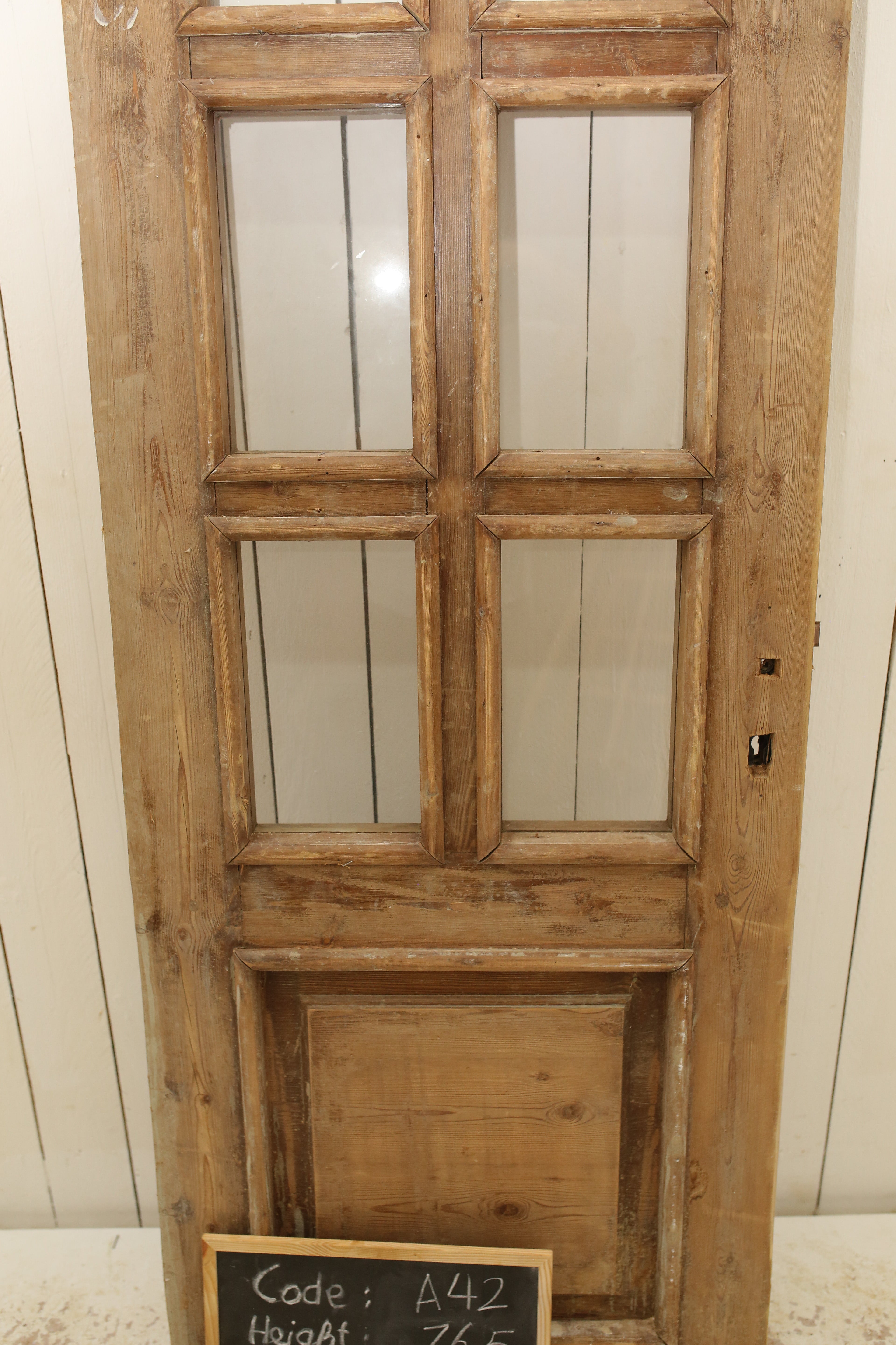 VINTAGE SINGLE GLASS DOOR A42