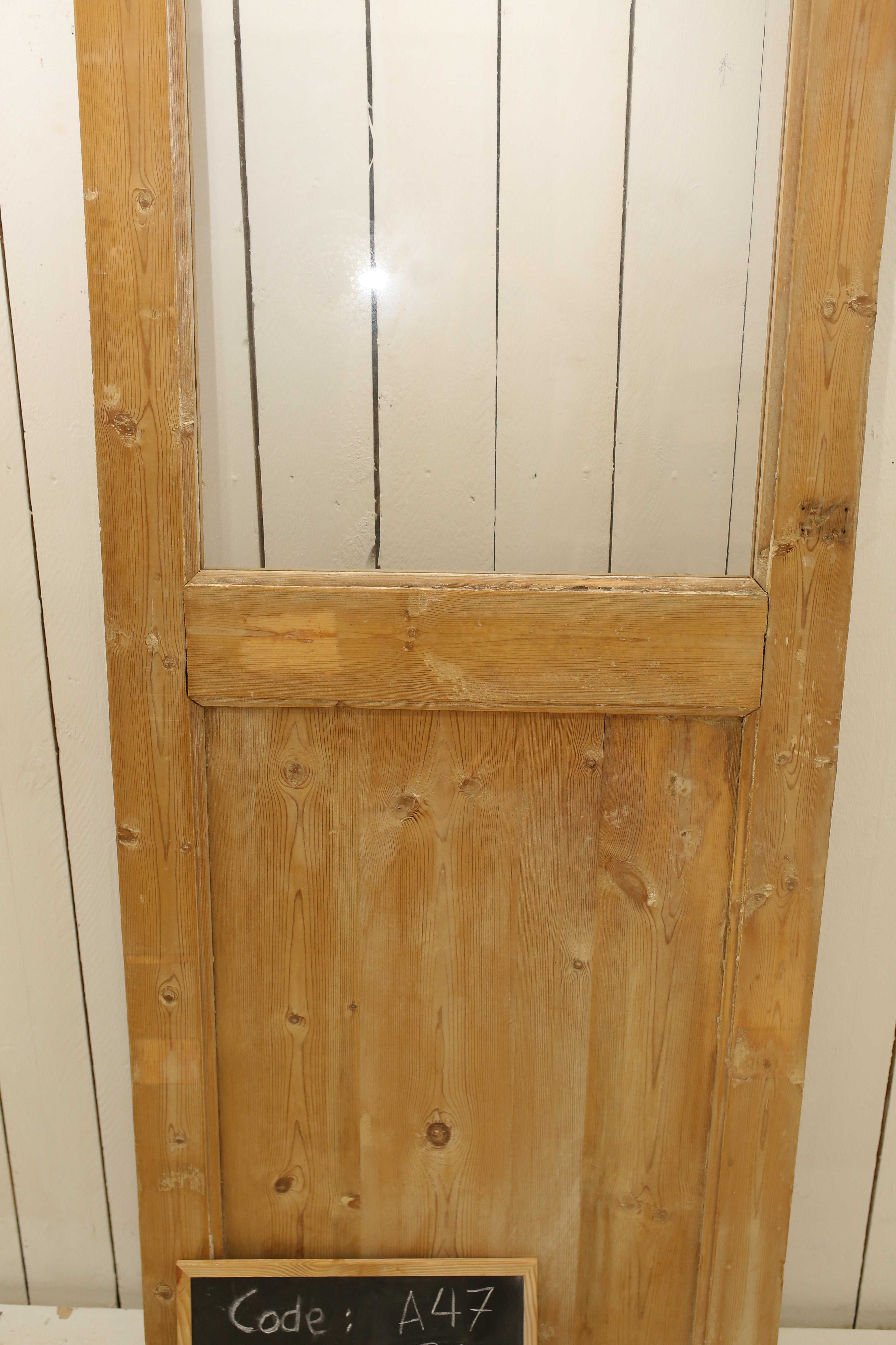 VINTAGE SINGLE GLASS DOOR A47