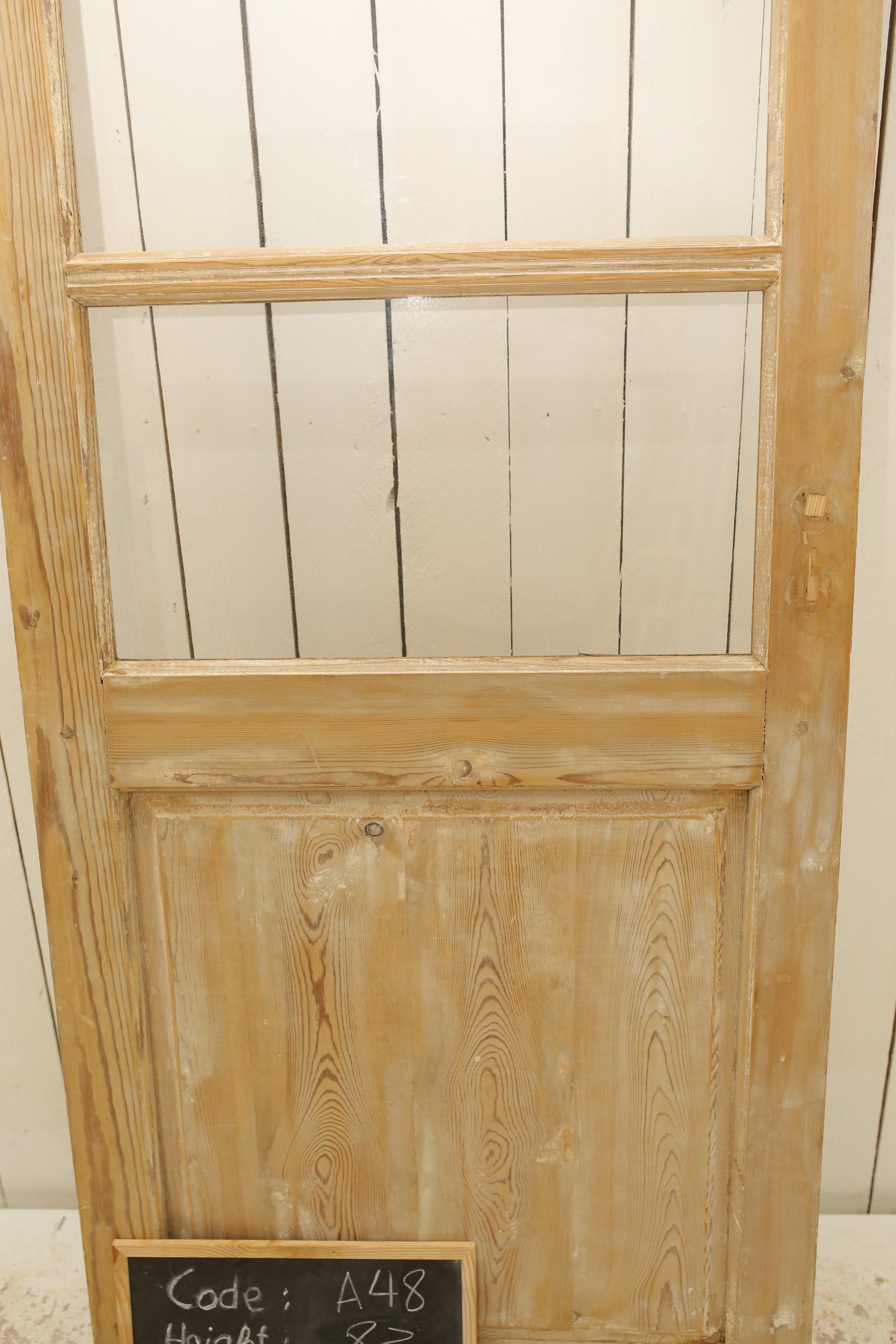 VINTAGE SINGLE GLASS DOOR A48