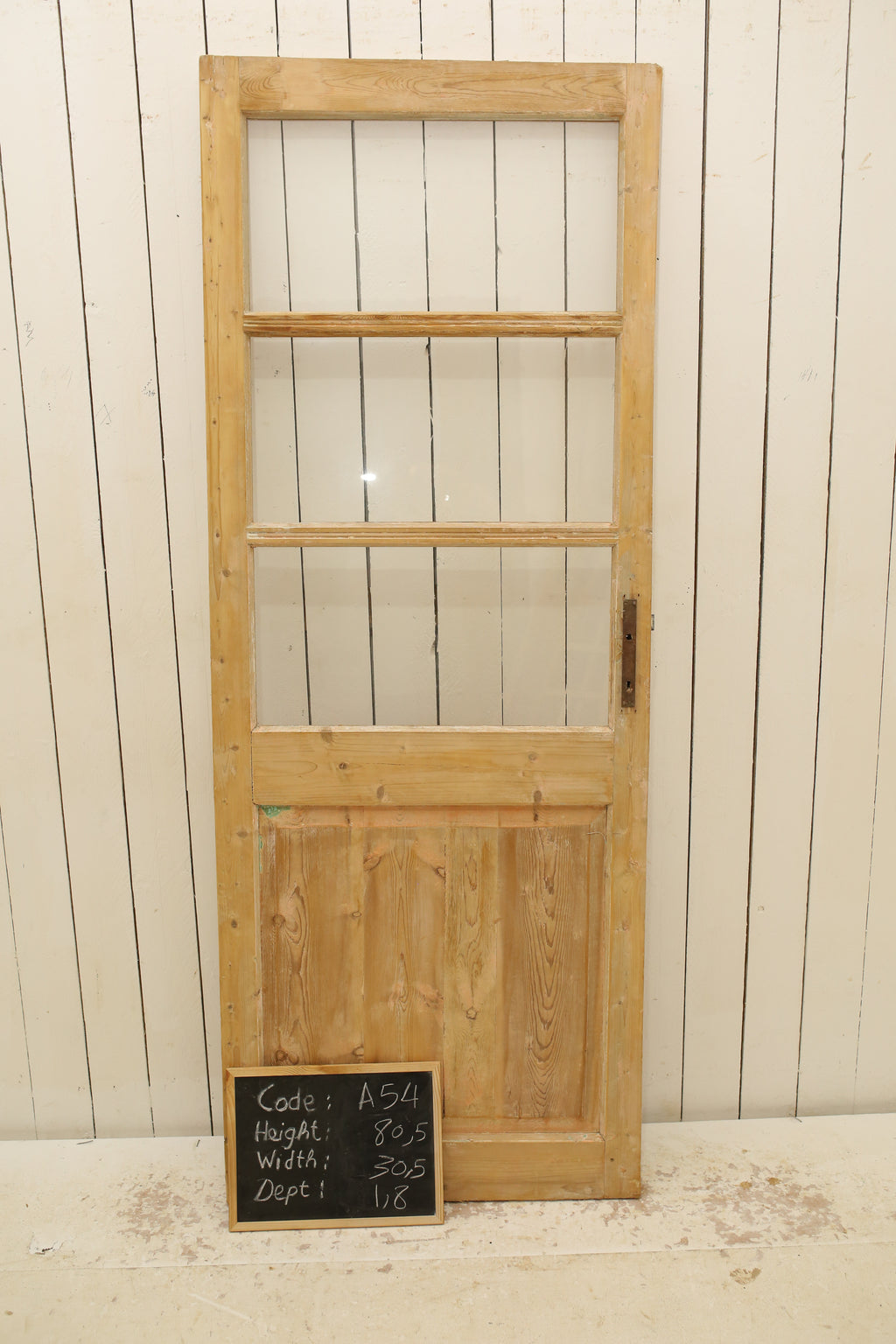 Vintage French Door (with Glass) - A54