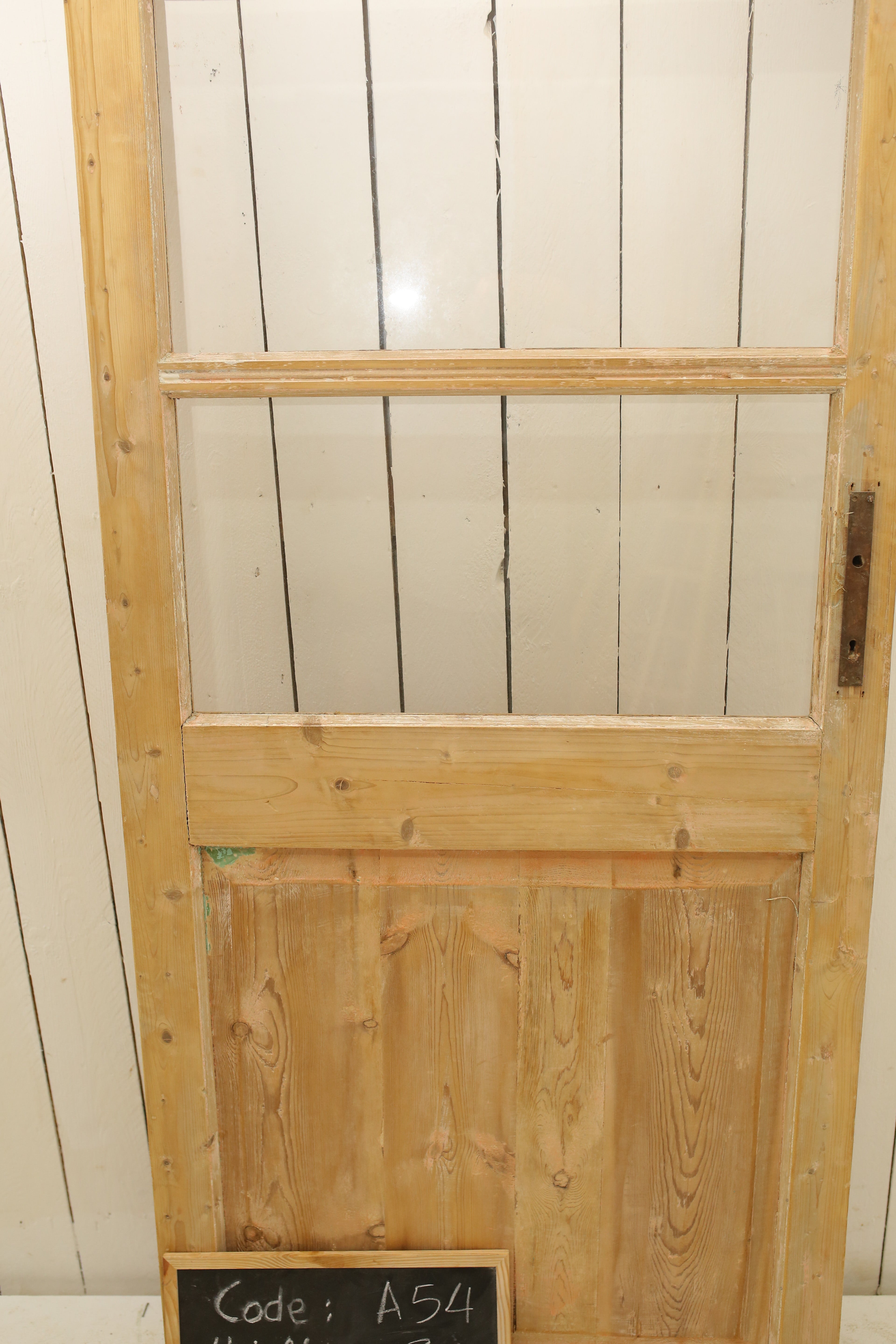 VINTAGE SINGLE GLASS DOOR A54