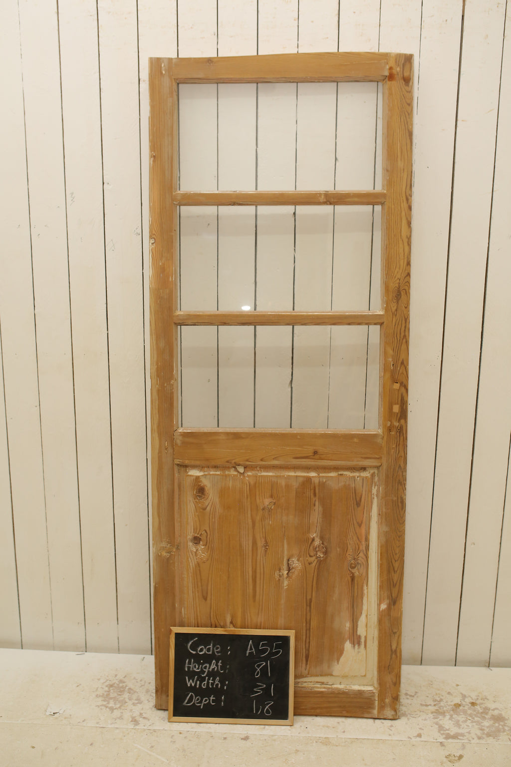 Vintage French Door (with Glass) - A55