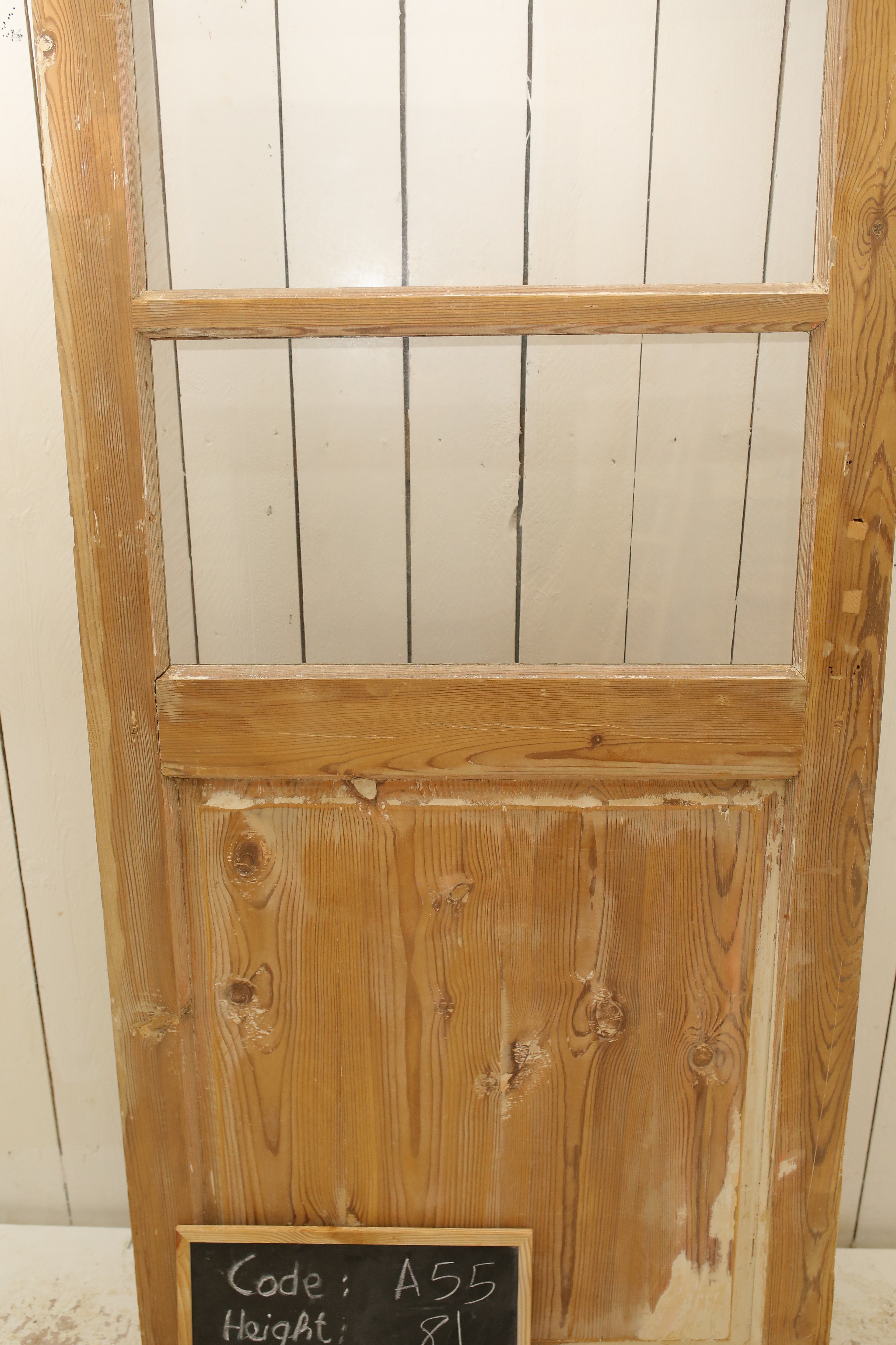 VINTAGE SINGLE GLASS DOOR A55