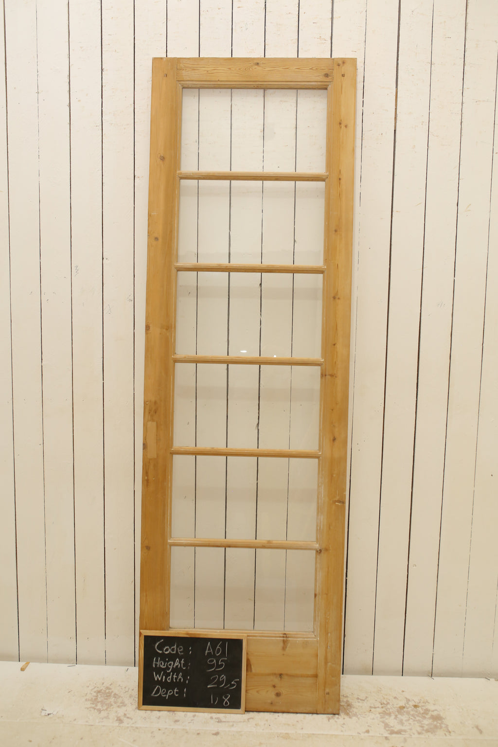 Vintage French Door (with Glass) - A61