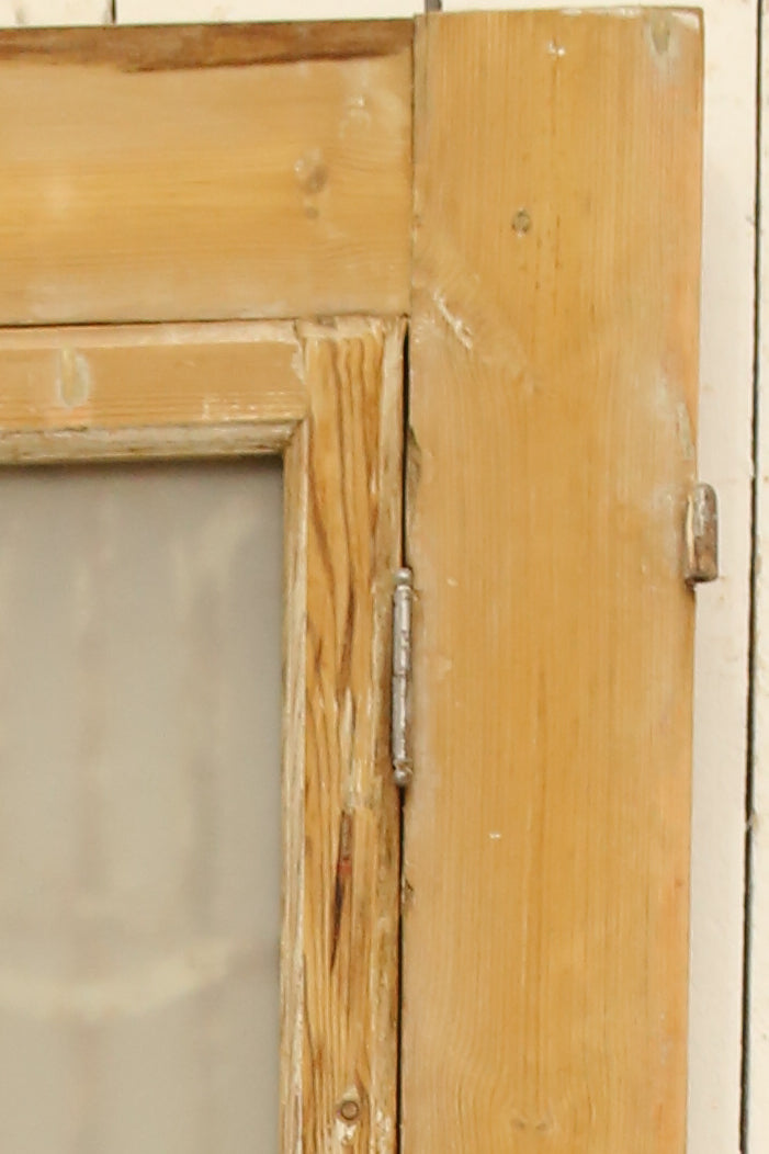 VINTAGE DBL FRENCH METAL DOOR A104