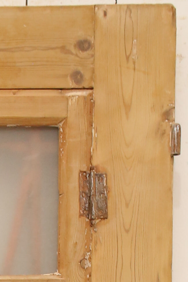 VINTAGE DBL FRENCH METAL DOOR A162