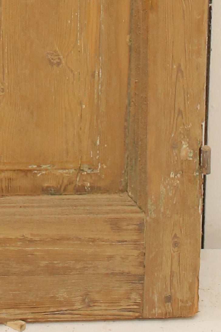 VINTAGE DBL FRENCH METAL DOOR A163