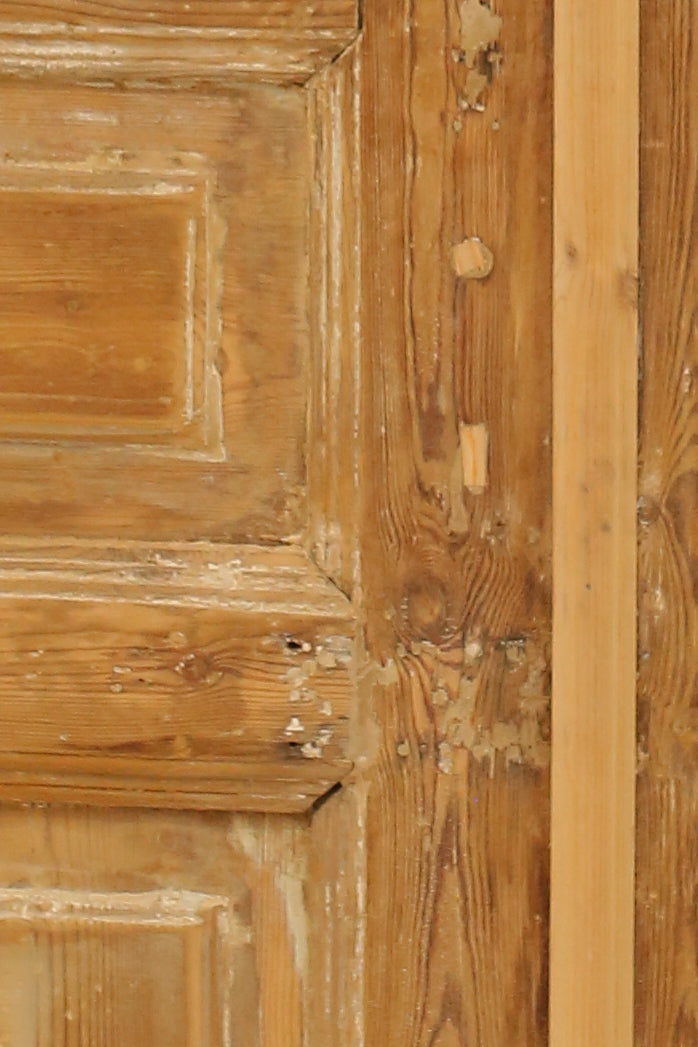 VINTAGE DBL FRENCH METAL DOOR A163